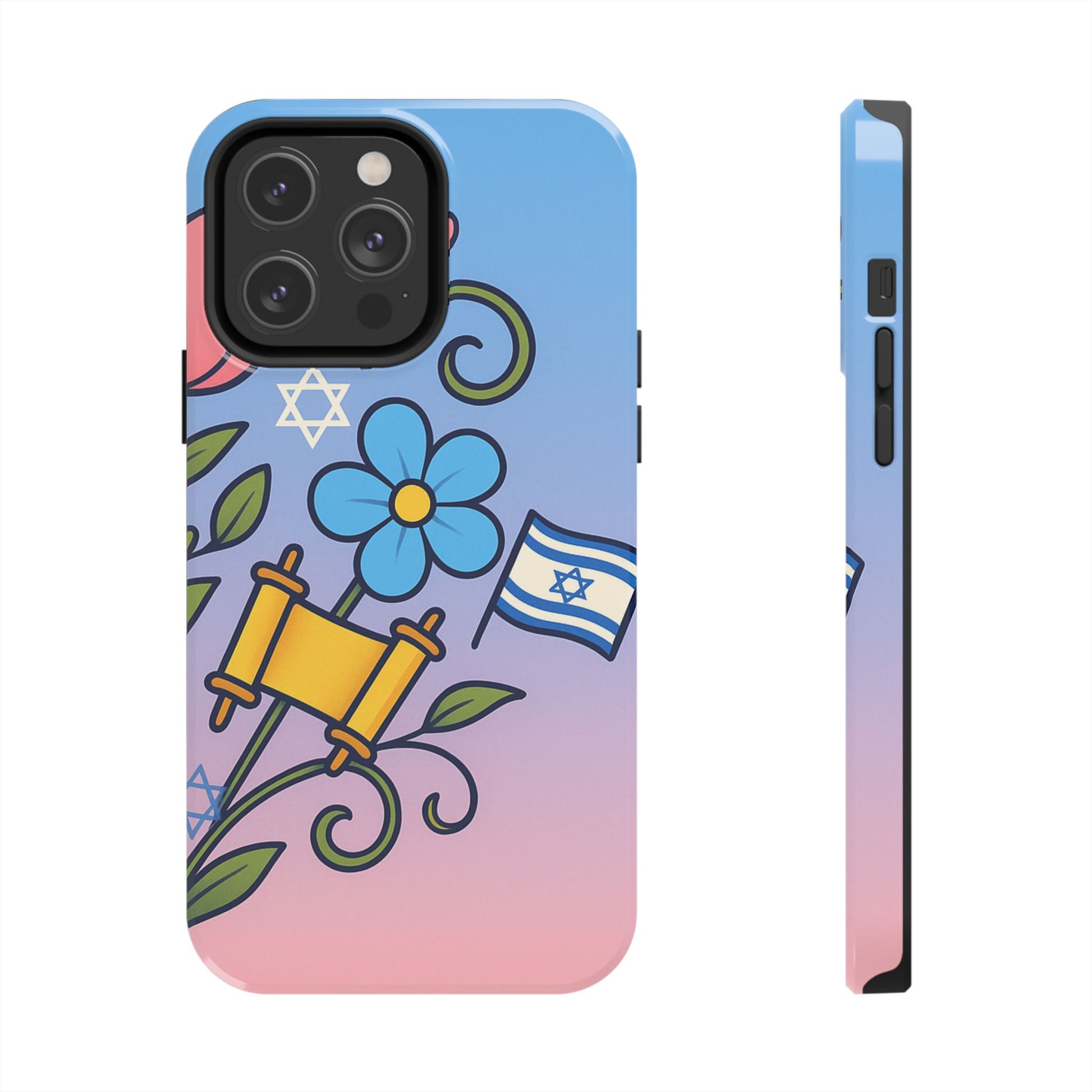 Flourish with Freedom Tough Phone Cases - American Zionist