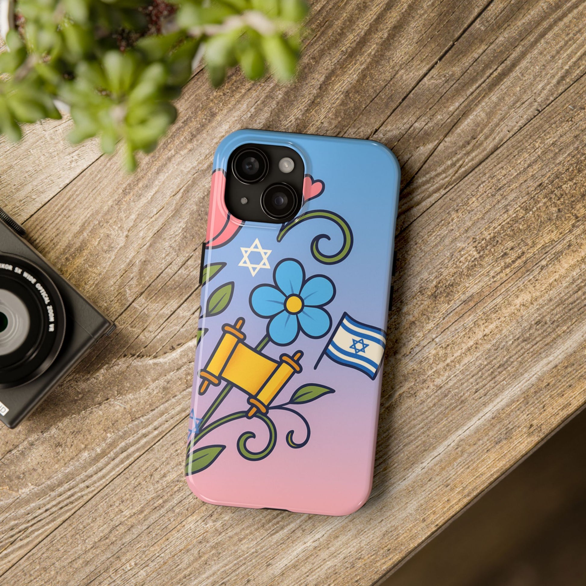 Flourish with Freedom Tough Phone Cases - American Zionist