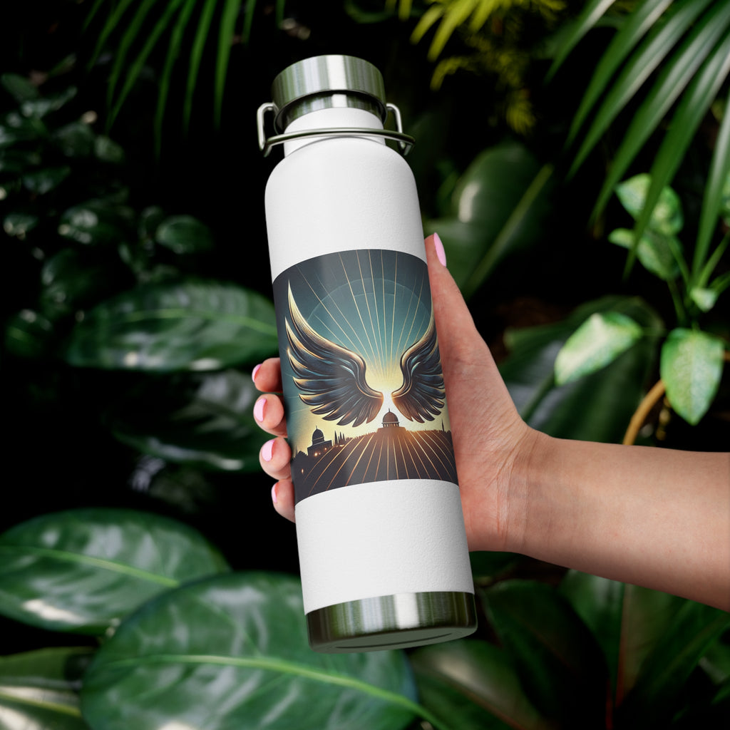 Sunrise Wings Copper Vacuum Insulated Bottle, 22oz