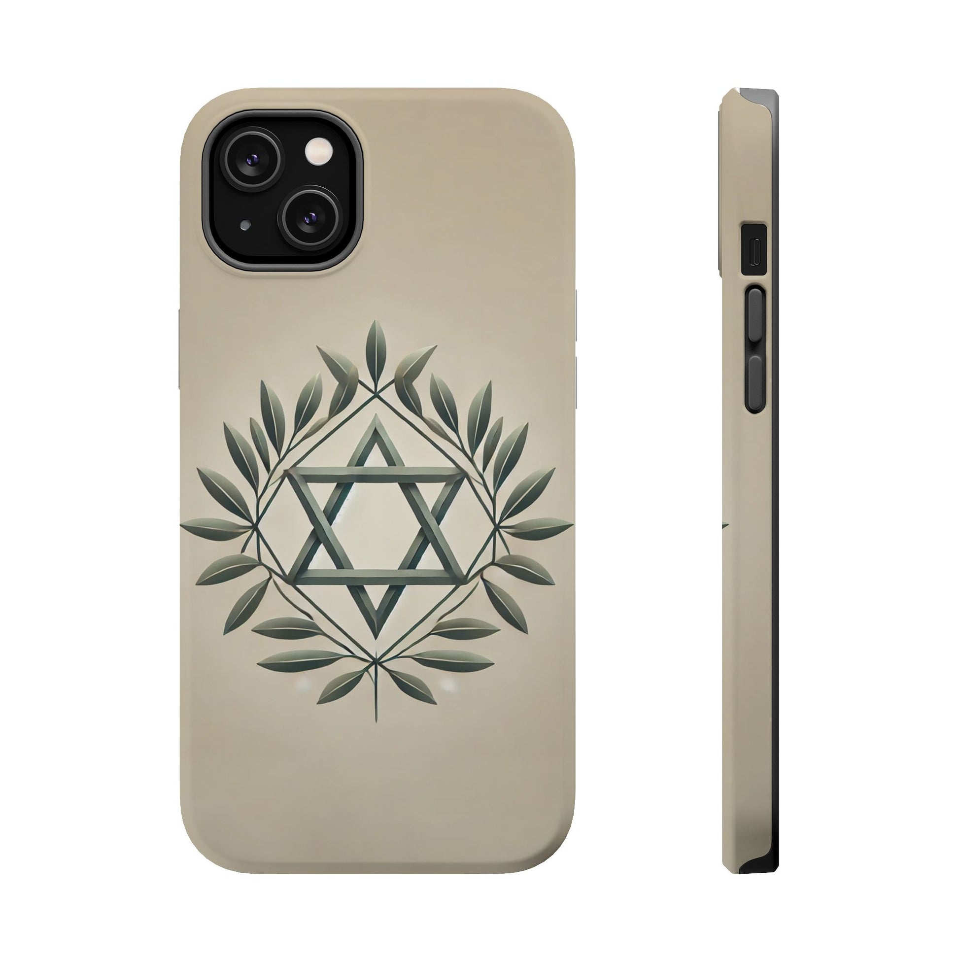 Olive and Star of David Magnetic Tough Cases - American Zionist