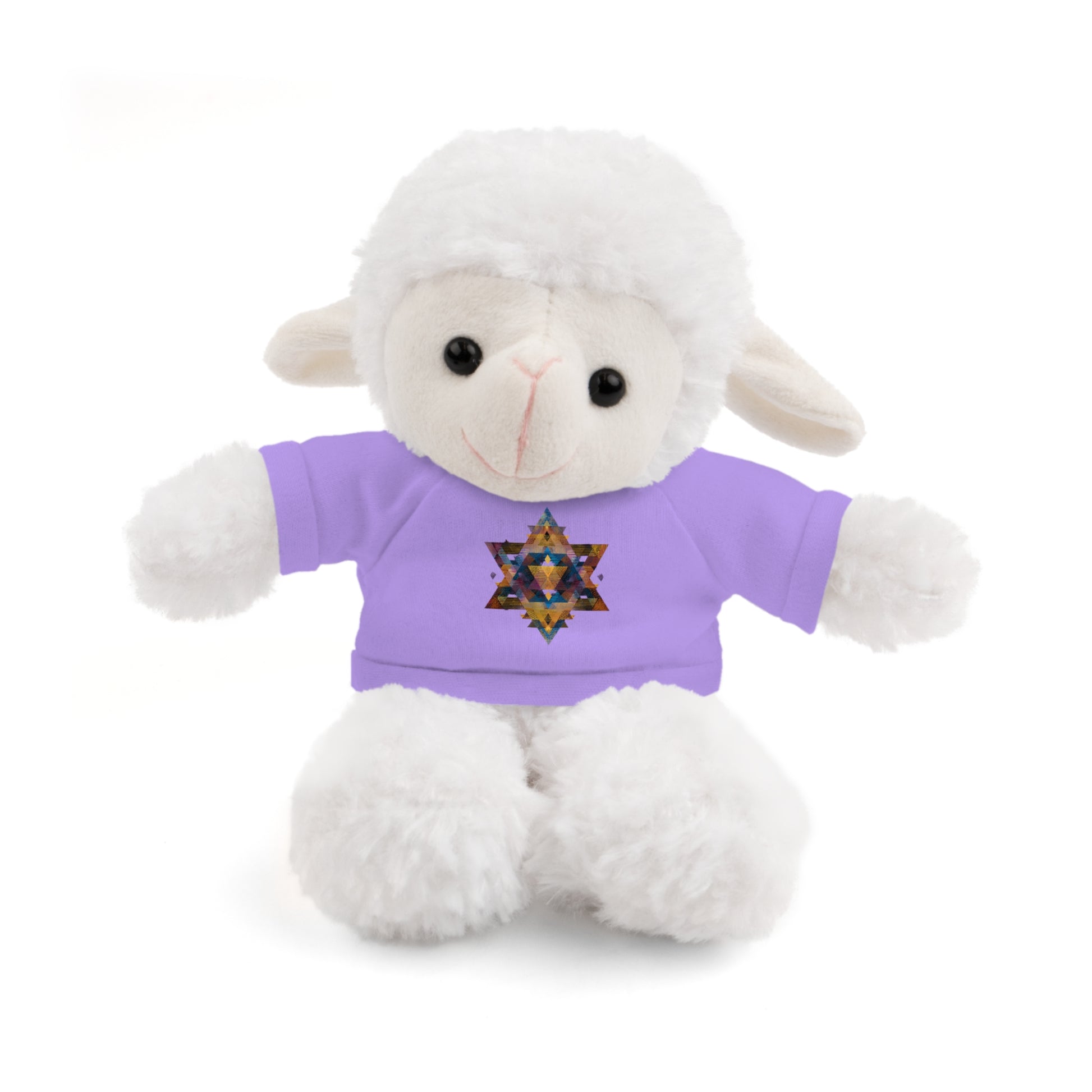 Star Of David Geometric Stuffed Animals with Tee - American Zionist