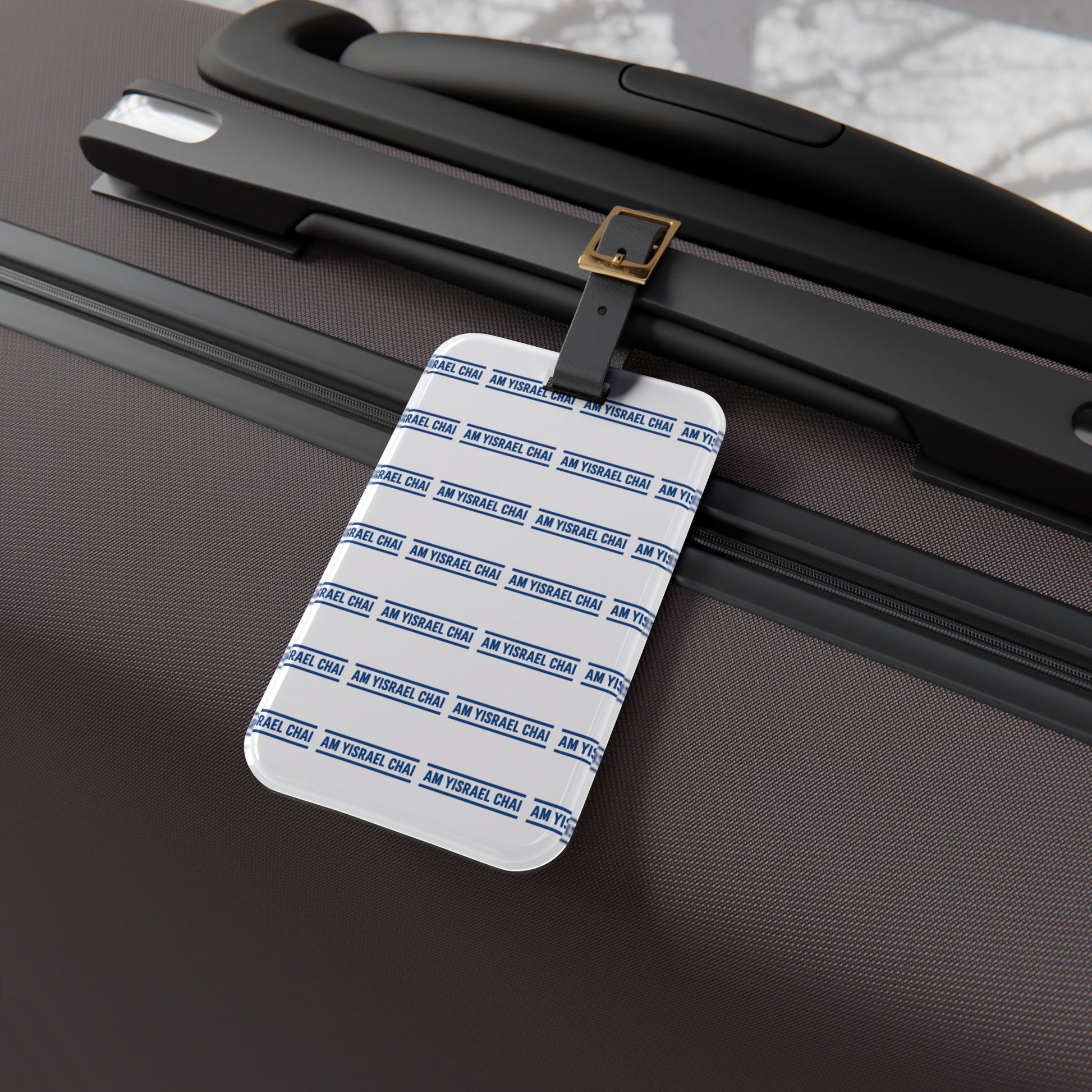 Chai Bar Wordmark Luggage Tag - American Zionist