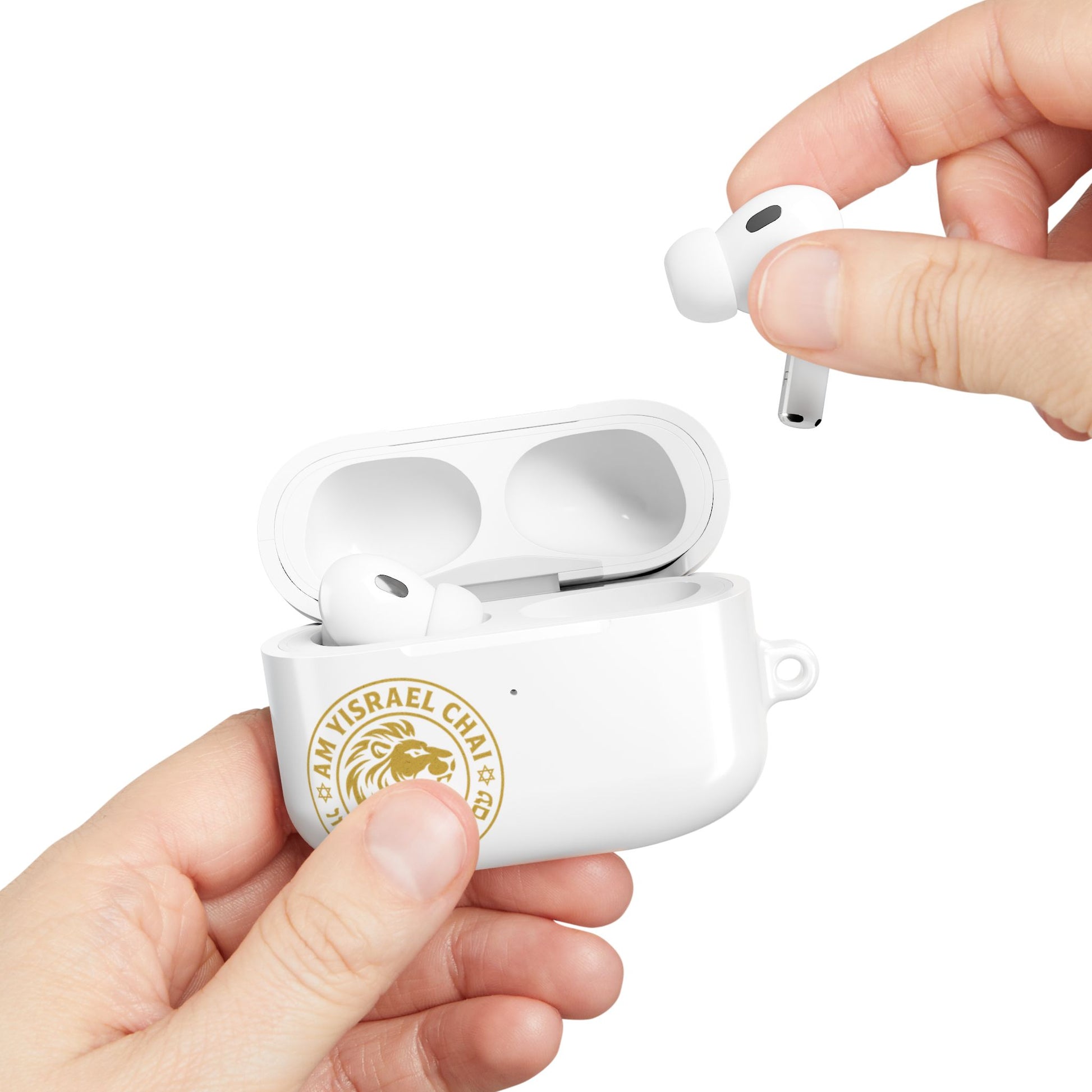 Am Yisrael Crest AirPod Cases - American Zionist