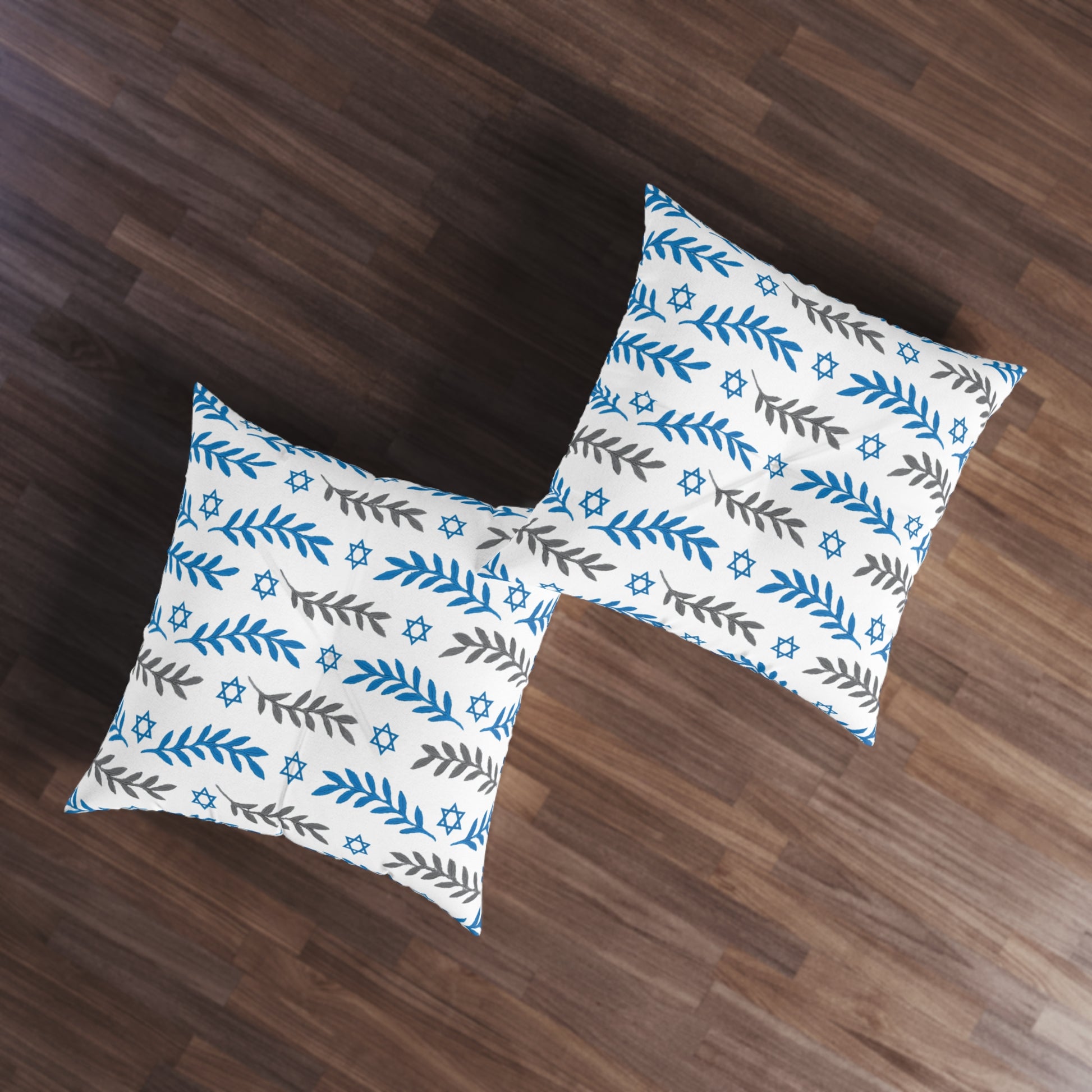 Olive and Shield Tufted Floor Pillow, Square - American Zionist