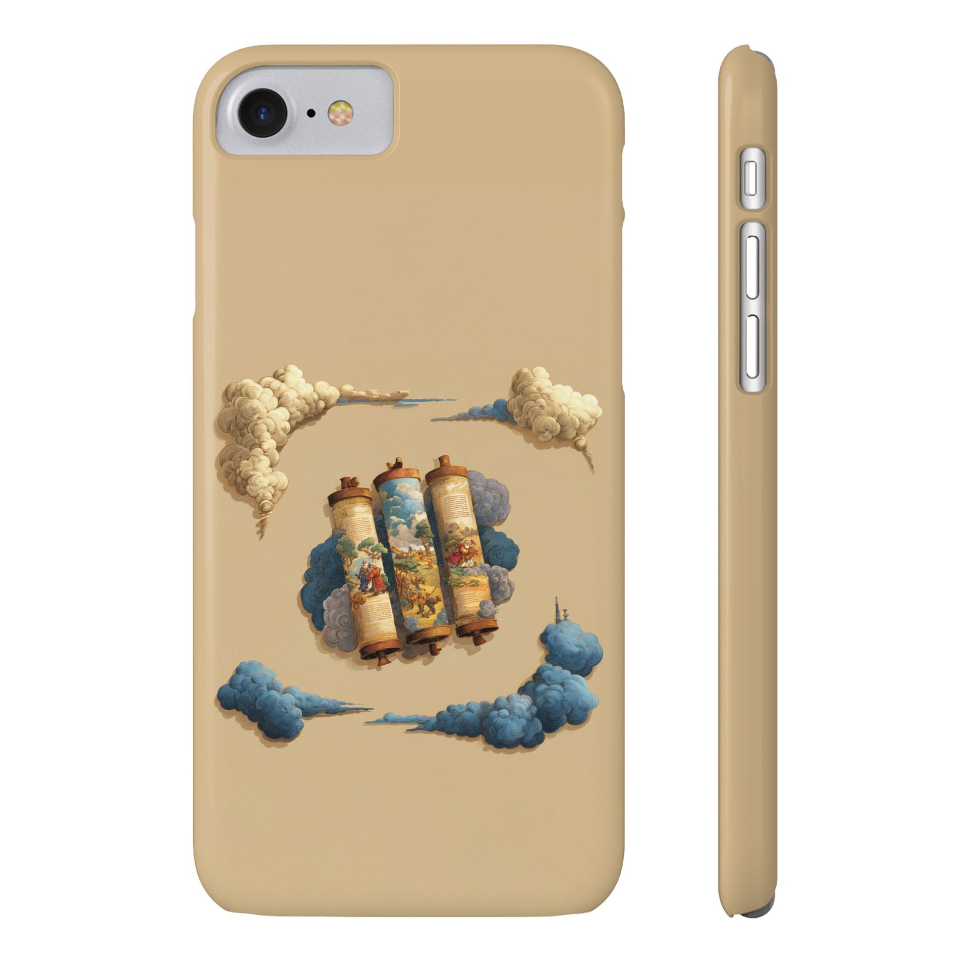 Cloudy Scroll of Moses Slim Phone Cases - American Zionist