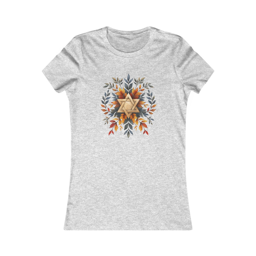 Star of David Wreath Transparent Women's Favorite Tee - American Zionist