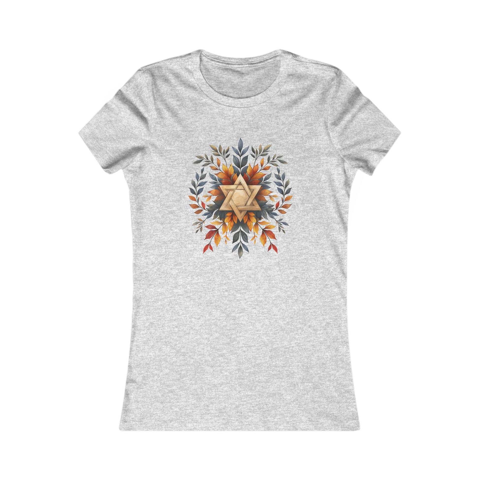 Star of David Wreath Transparent Women's Favorite Tee - American Zionist