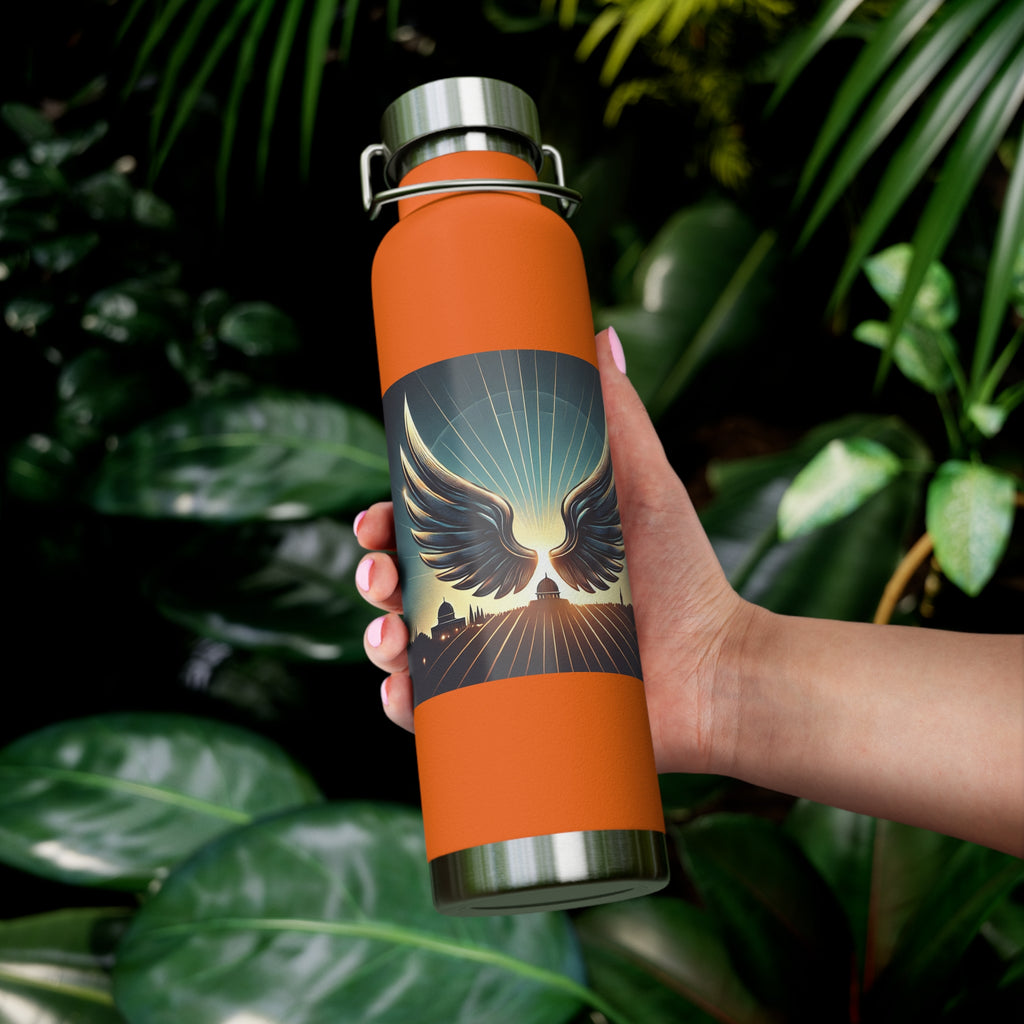 Sunrise Wings Copper Vacuum Insulated Bottle, 22oz