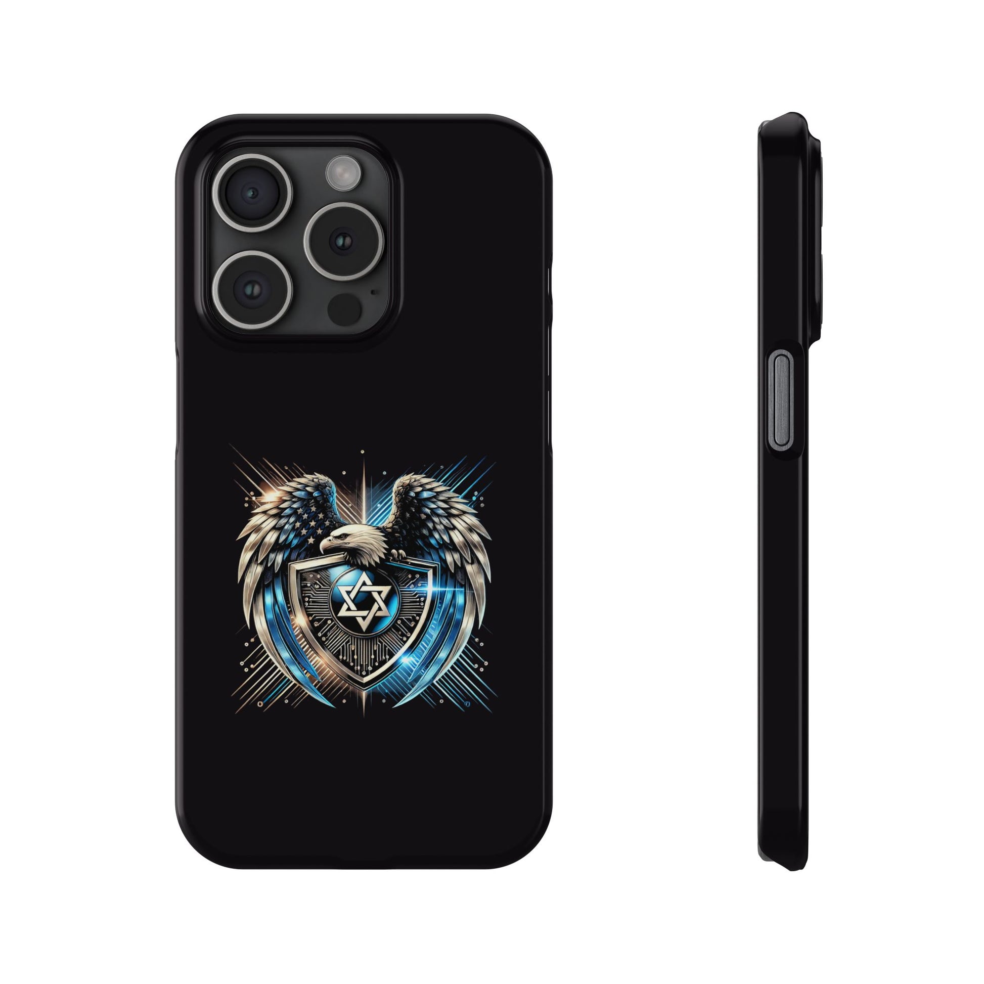Wings of Zion Slim Phone Cases - American Zionist