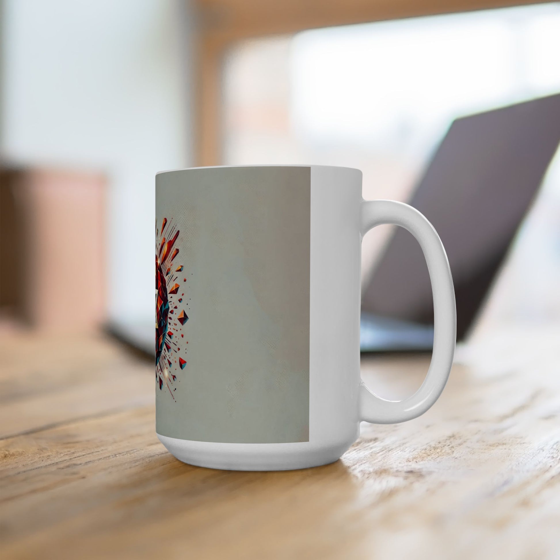 Pomegranate Star of David Ceramic Mug 11oz, 150z - American Zionist