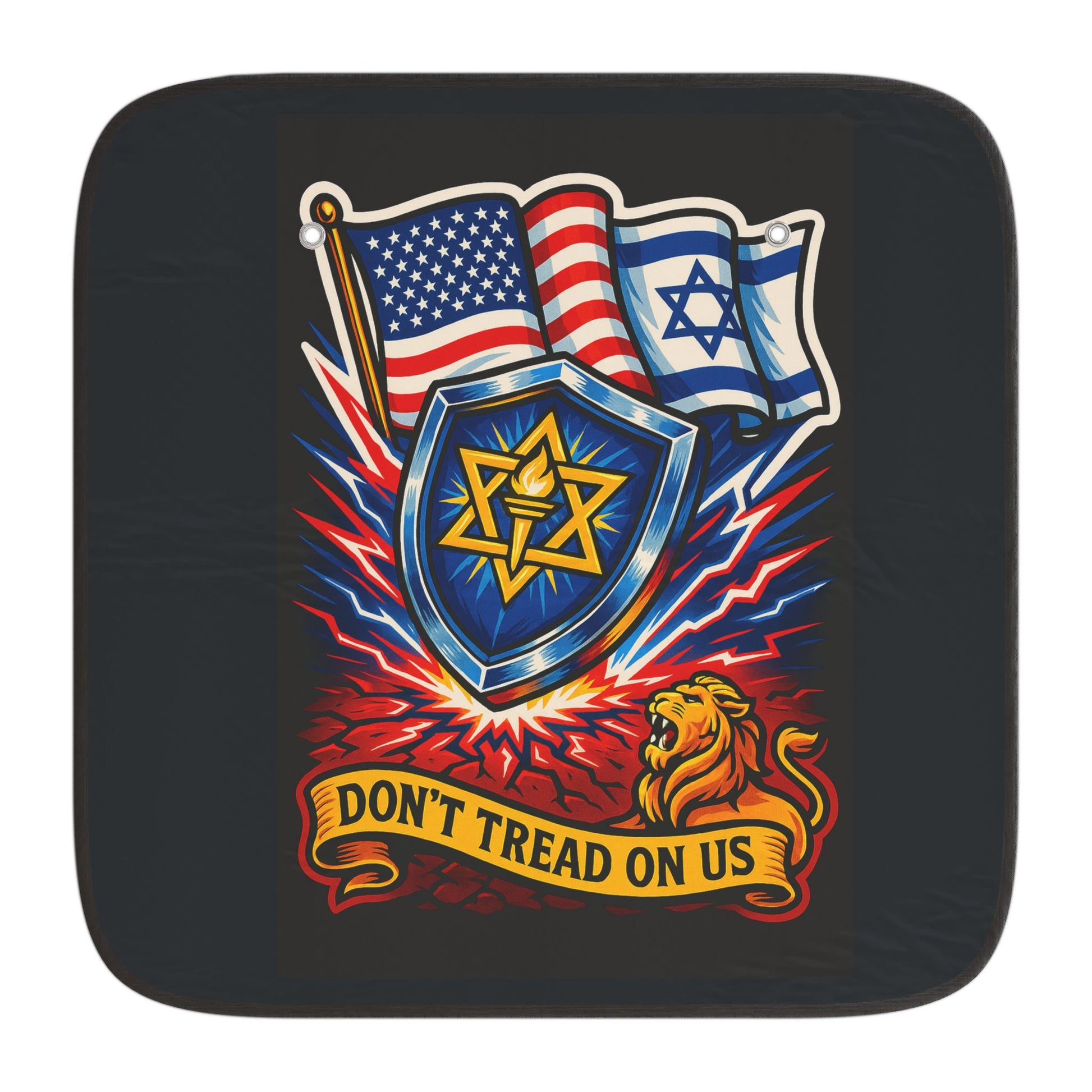Don't Tread on Us Car Sun Shades - American Zionist