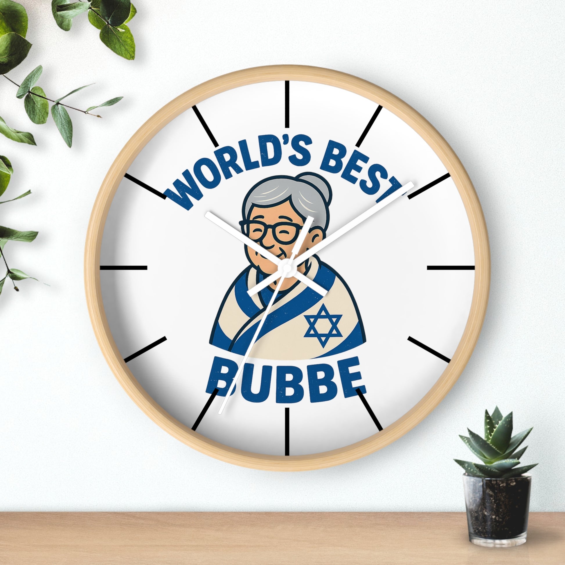 Best Bubbe Wall Clock - American Zionist