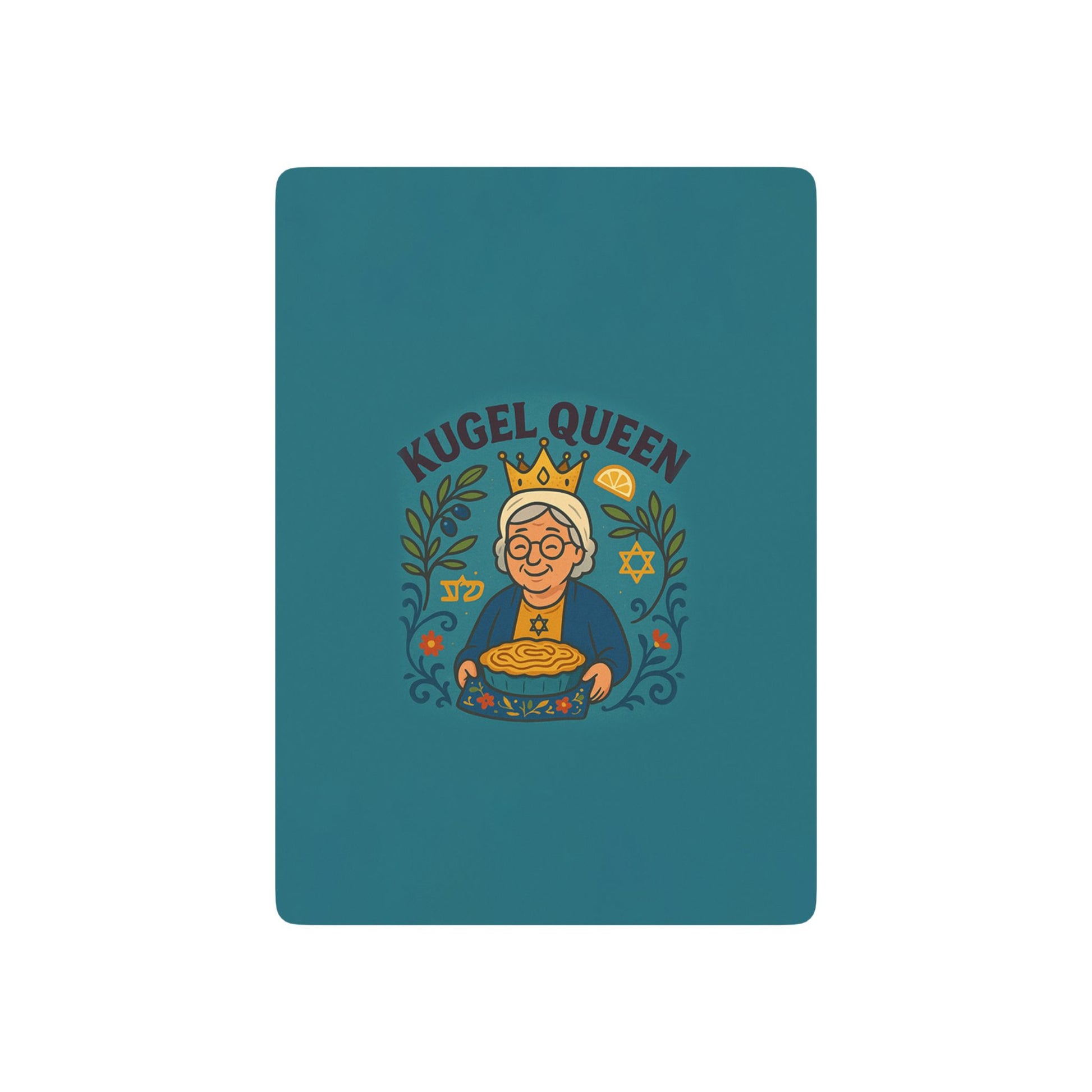 Kugel Queen Poker Playing Cards - American Zionist