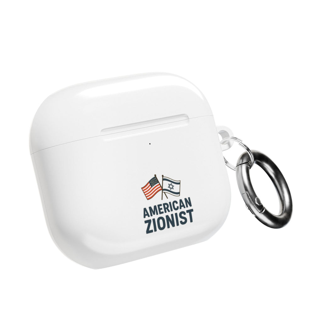 American Zionist: Two Flags AirPod Case - American Zionist