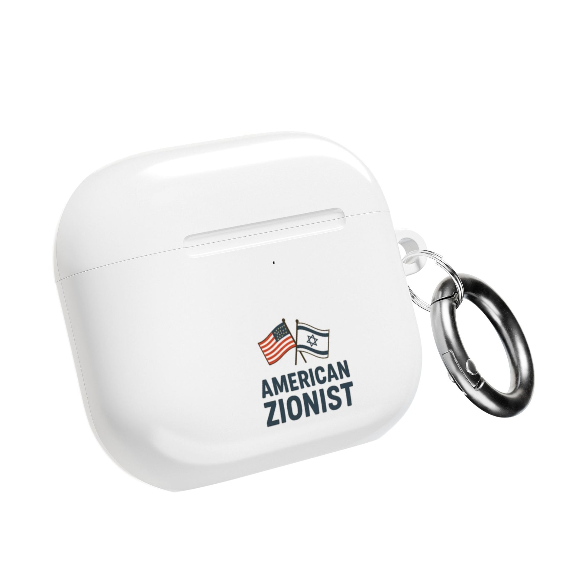 American Zionist: Two Flags AirPod Case - American Zionist