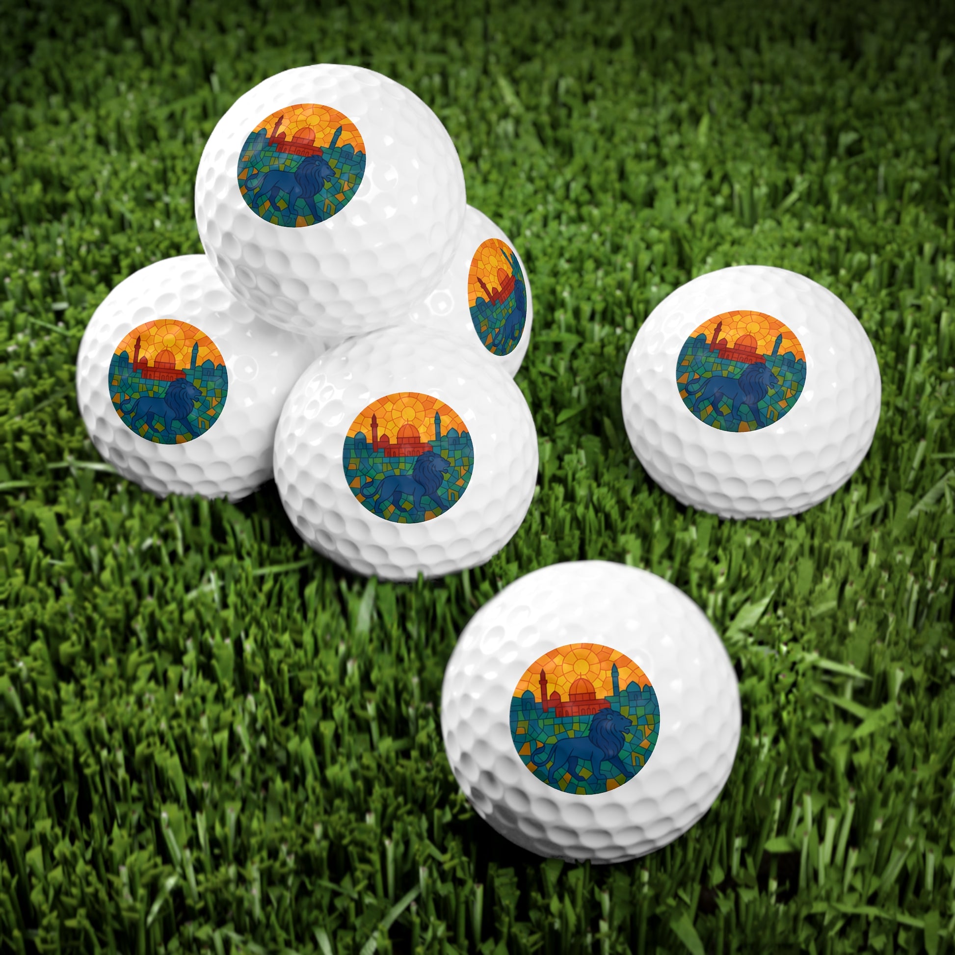 Guardian Of The City Golf Balls, 6pcs - American Zionist