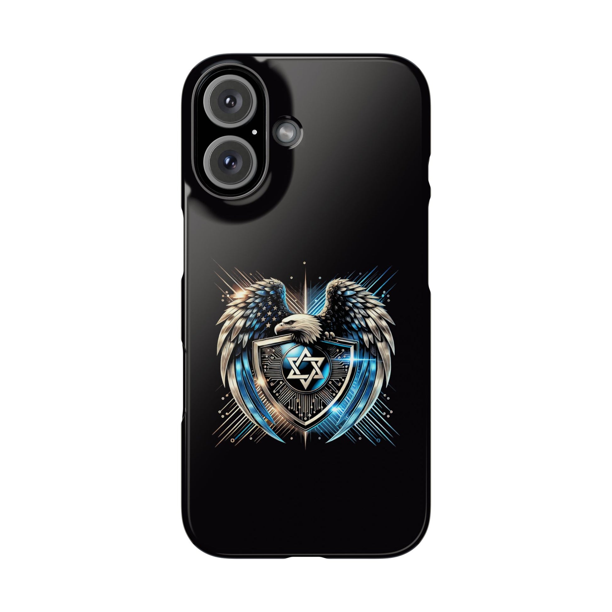 Wings of Zion Slim Phone Cases - American Zionist