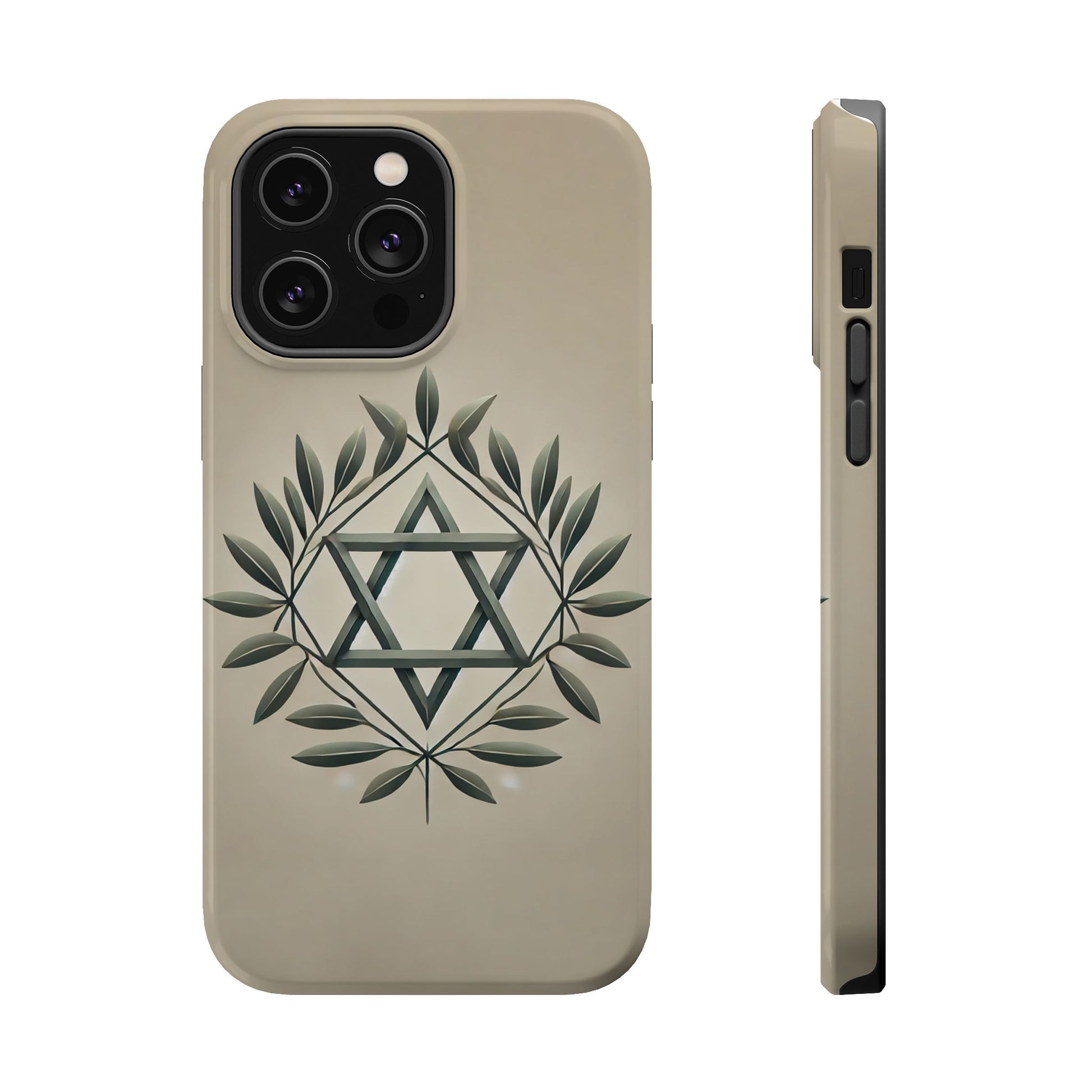 Olive and Star of David Magnetic Tough Cases - American Zionist