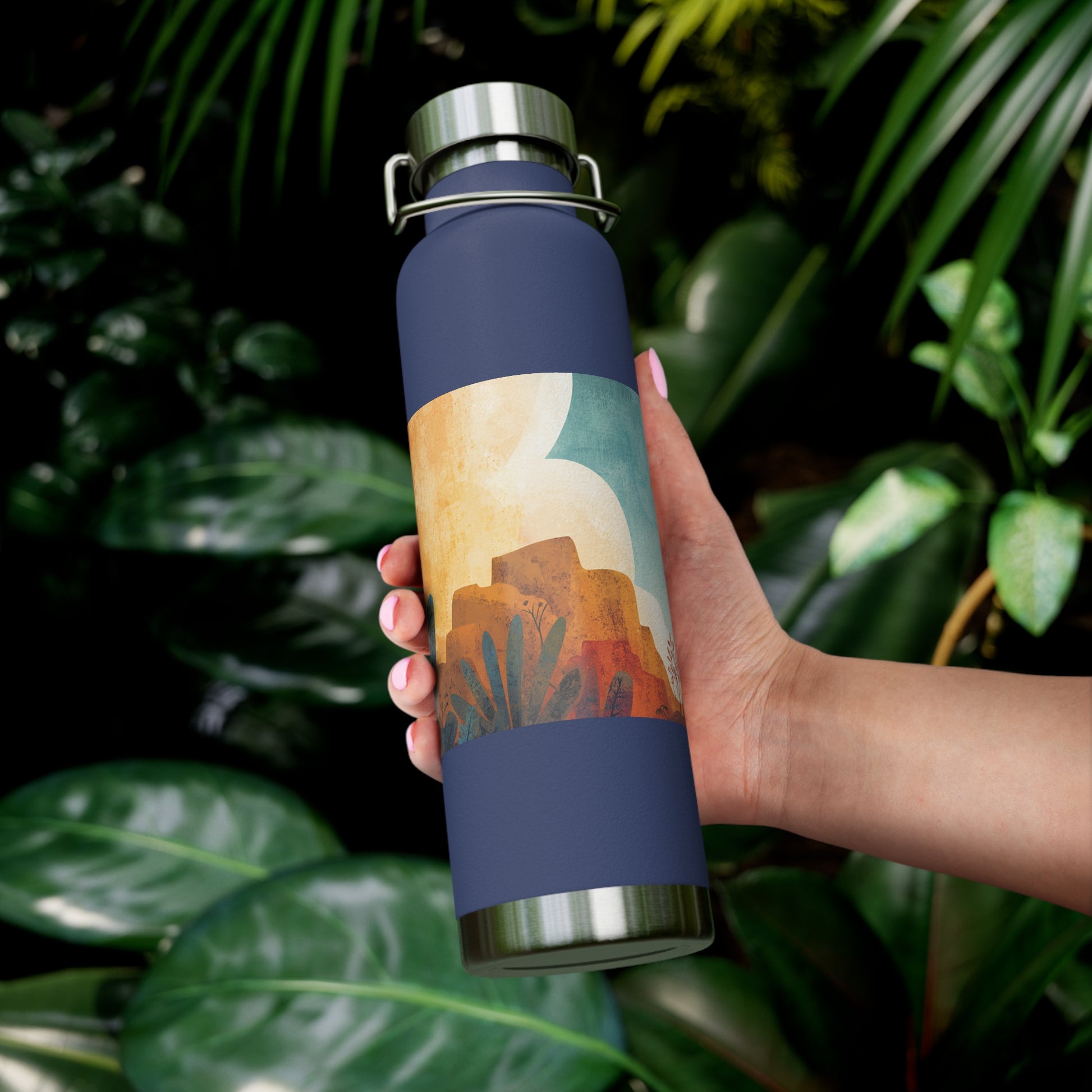 Jerusalem Adventurer Copper Vacuum Insulated Bottle, 22oz - American Zionist