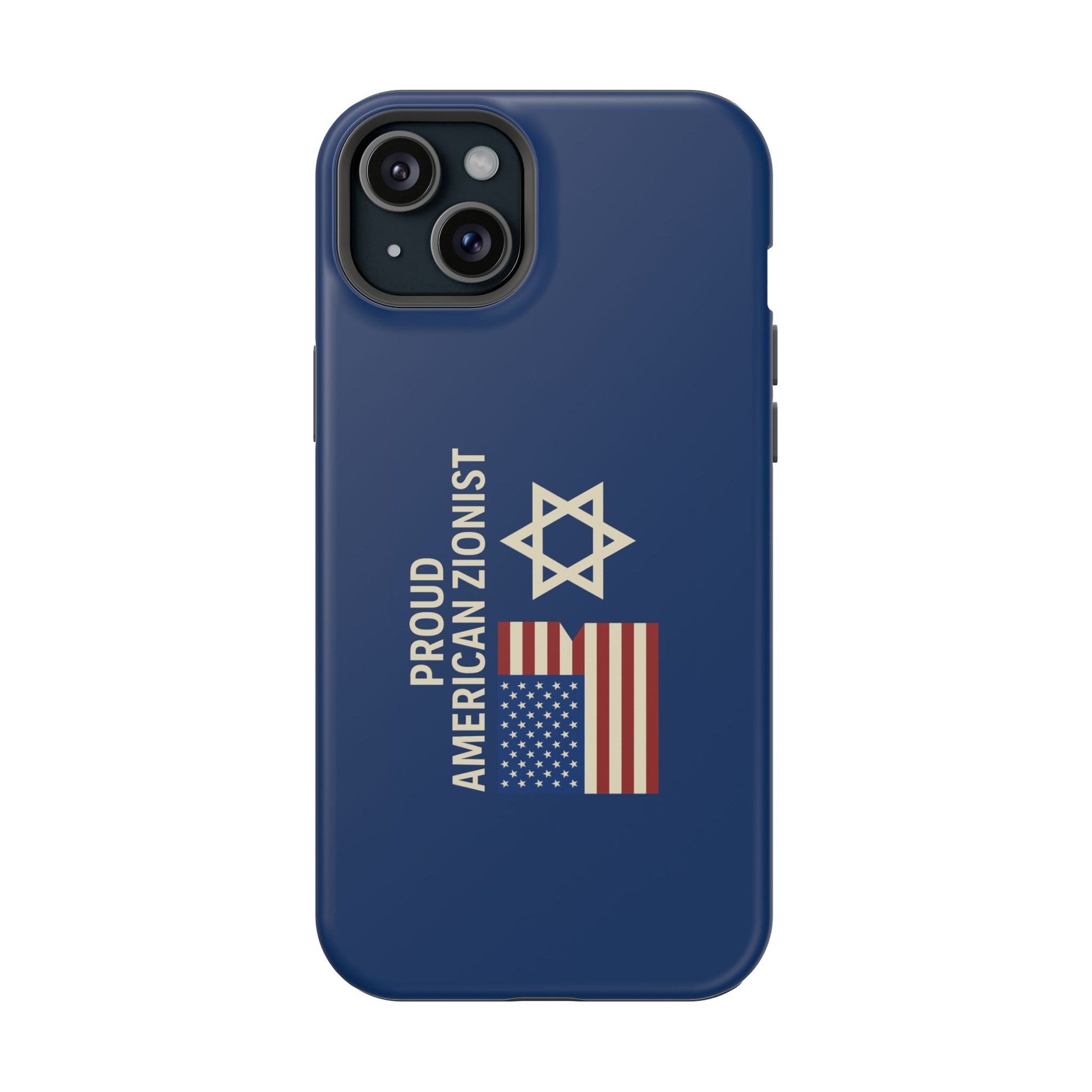 Blue Proud American Zionist Magnetic Tough Cases - American Zionist