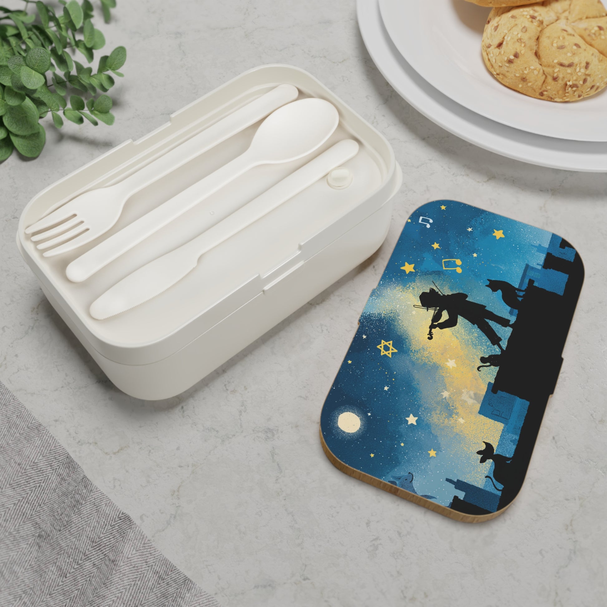 Fiddler Under The Stars Bento Lunch Box - American Zionist