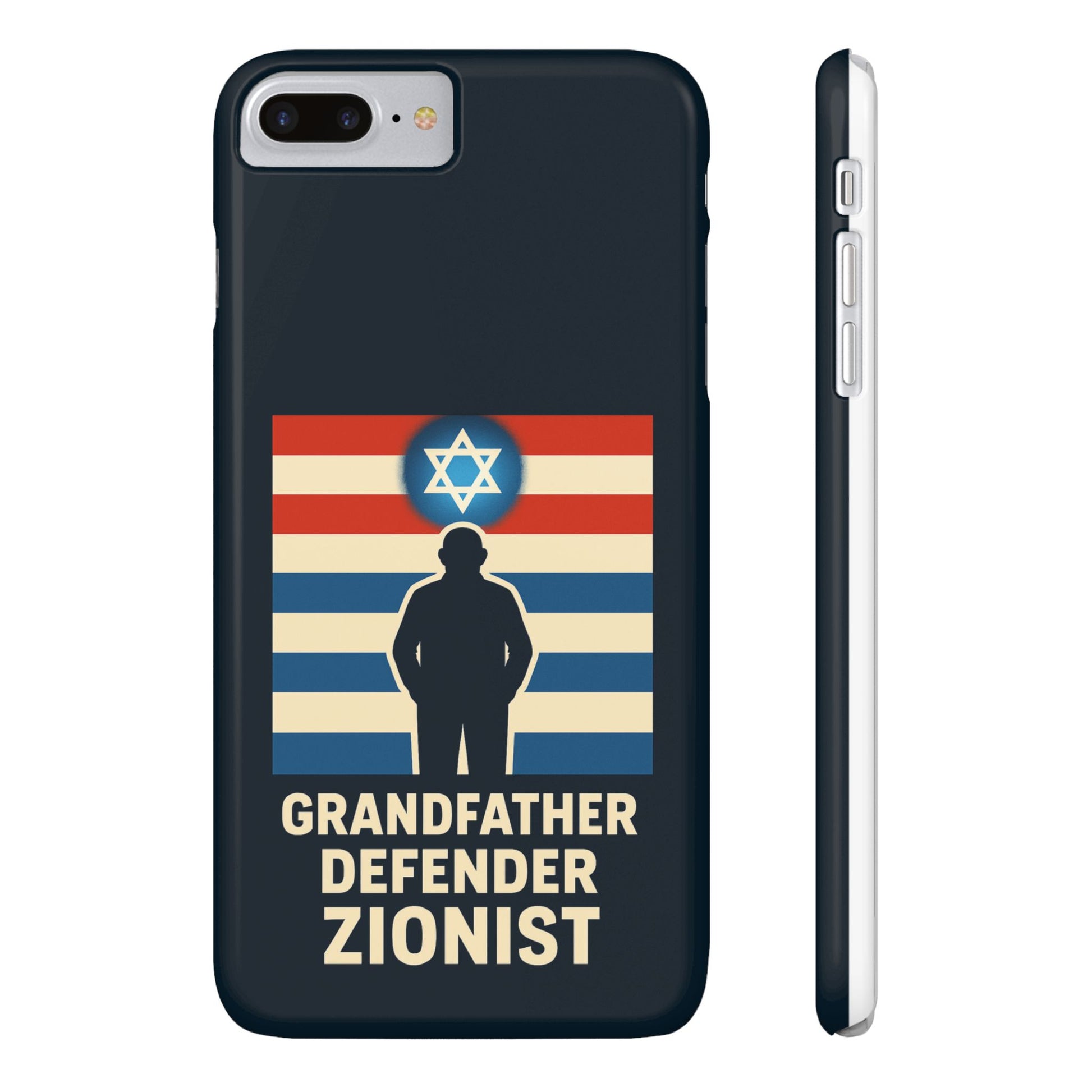 Grandfather Zionist Slim Phone Cases - American Zionist