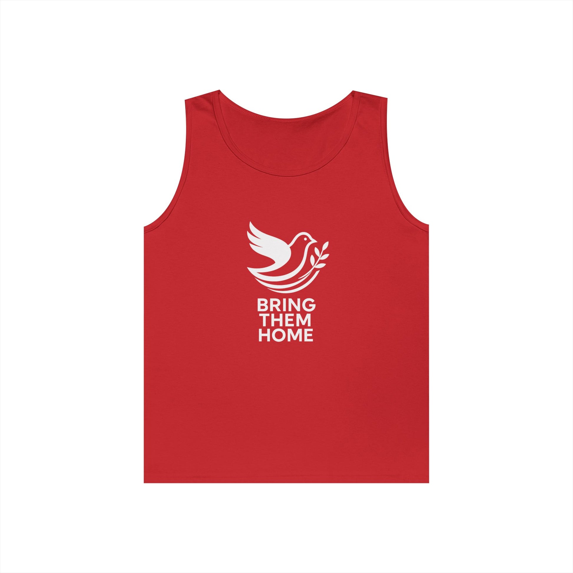 Dove Bring Them Home Unisex Heavy Cotton Tank Top - American Zionist