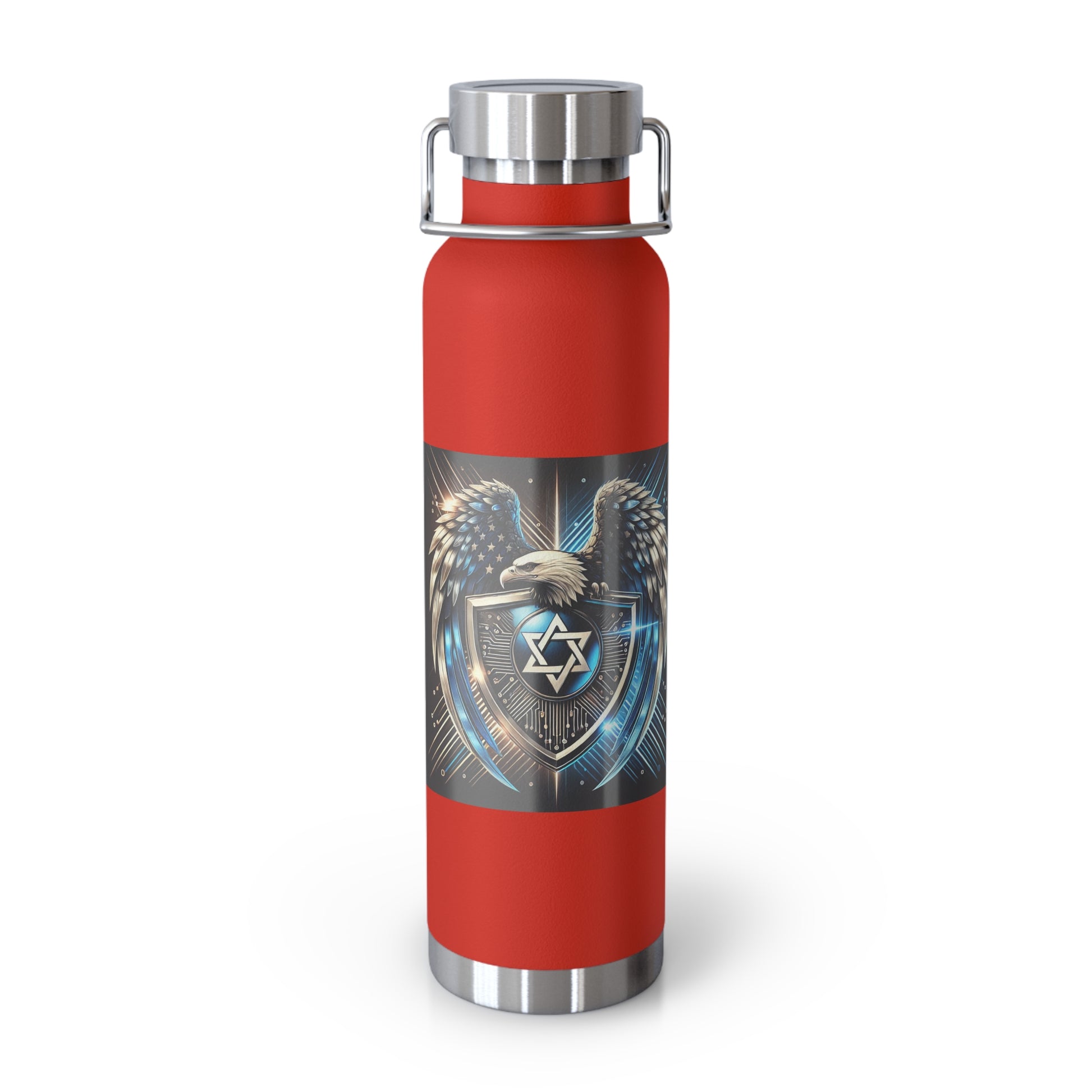 Wings of Zion Copper Vacuum Insulated Bottle, 22oz - American Zionist
