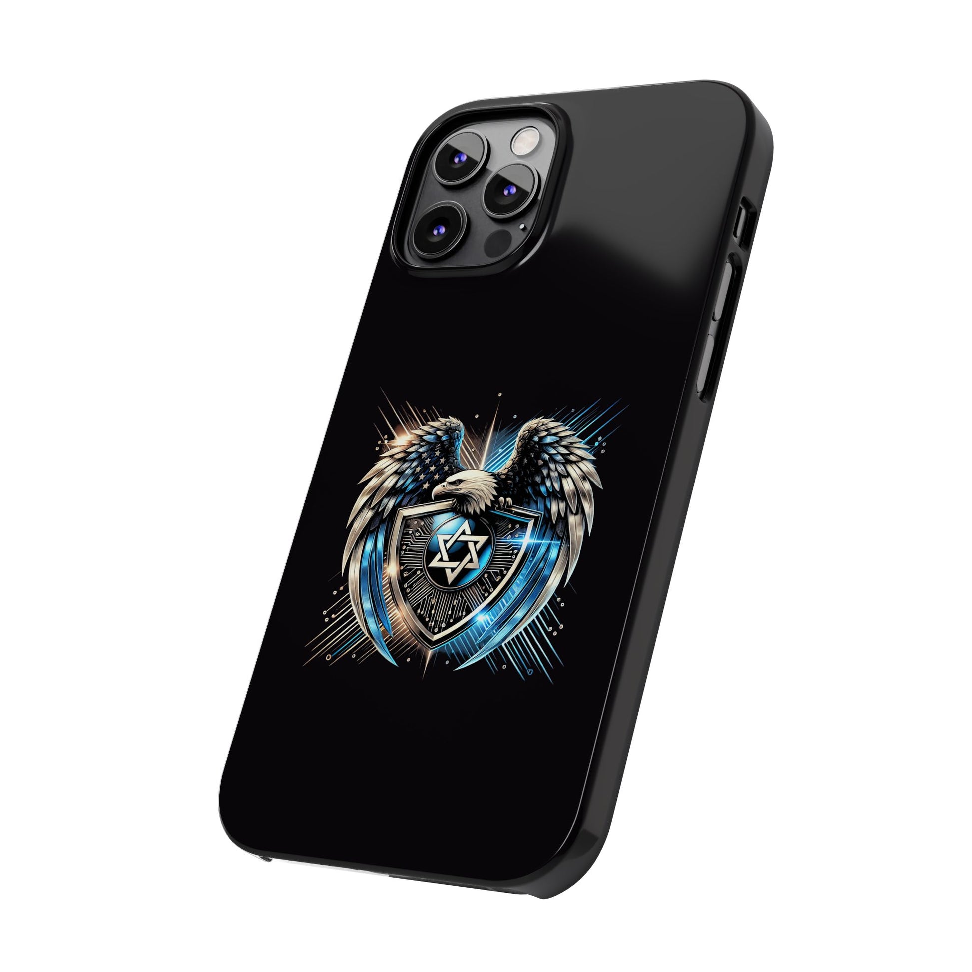 Wings of Zion Slim Phone Cases - American Zionist