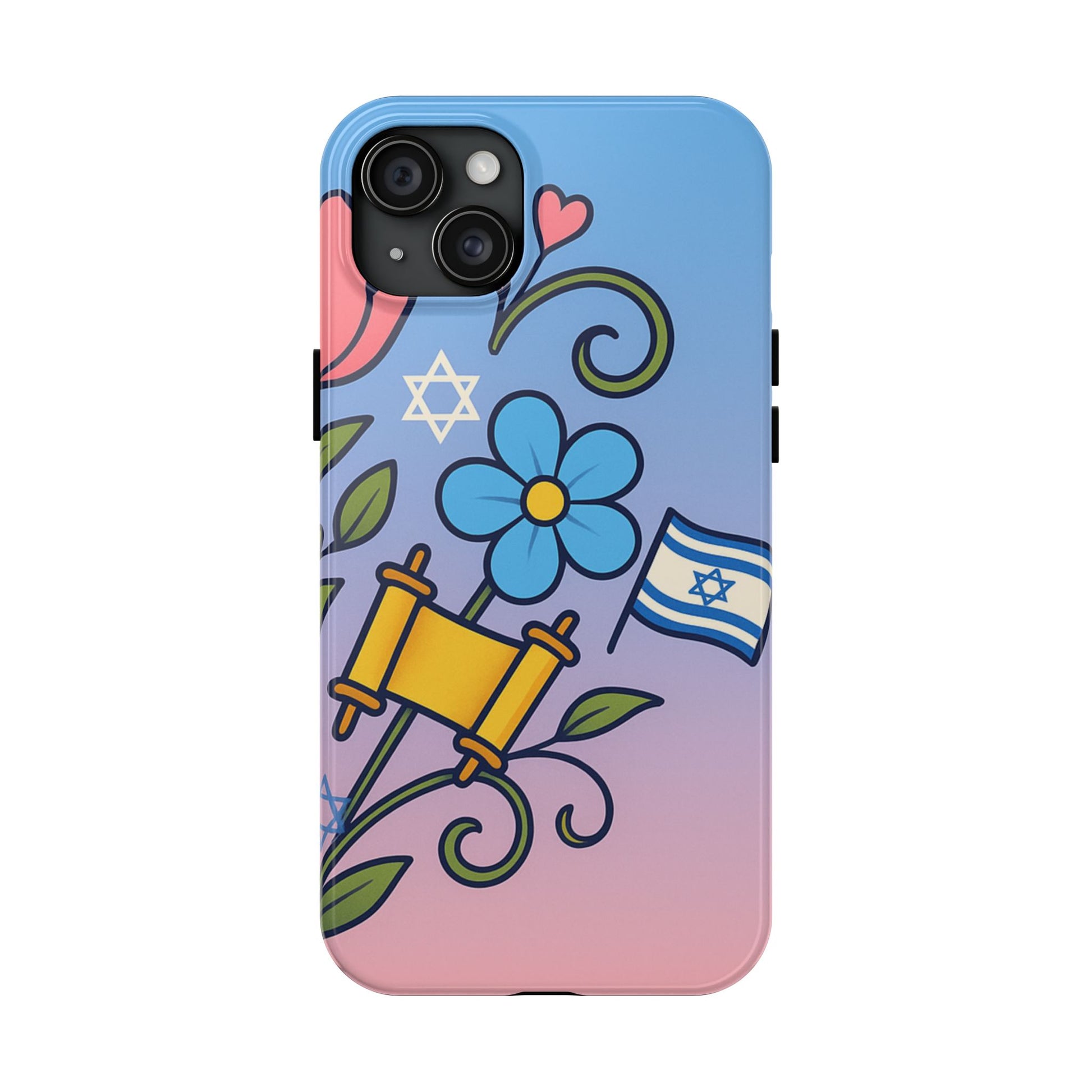 Flourish with Freedom Tough Phone Cases - American Zionist