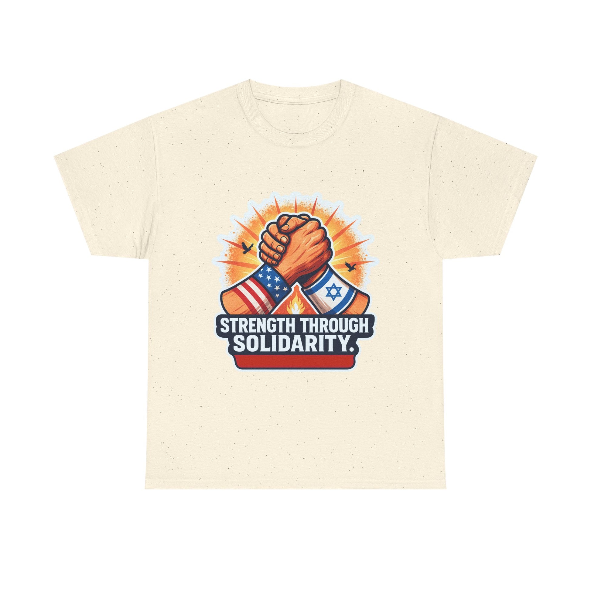 Strength Through Solidarity Unisex Heavy Cotton Tee - American Zionist