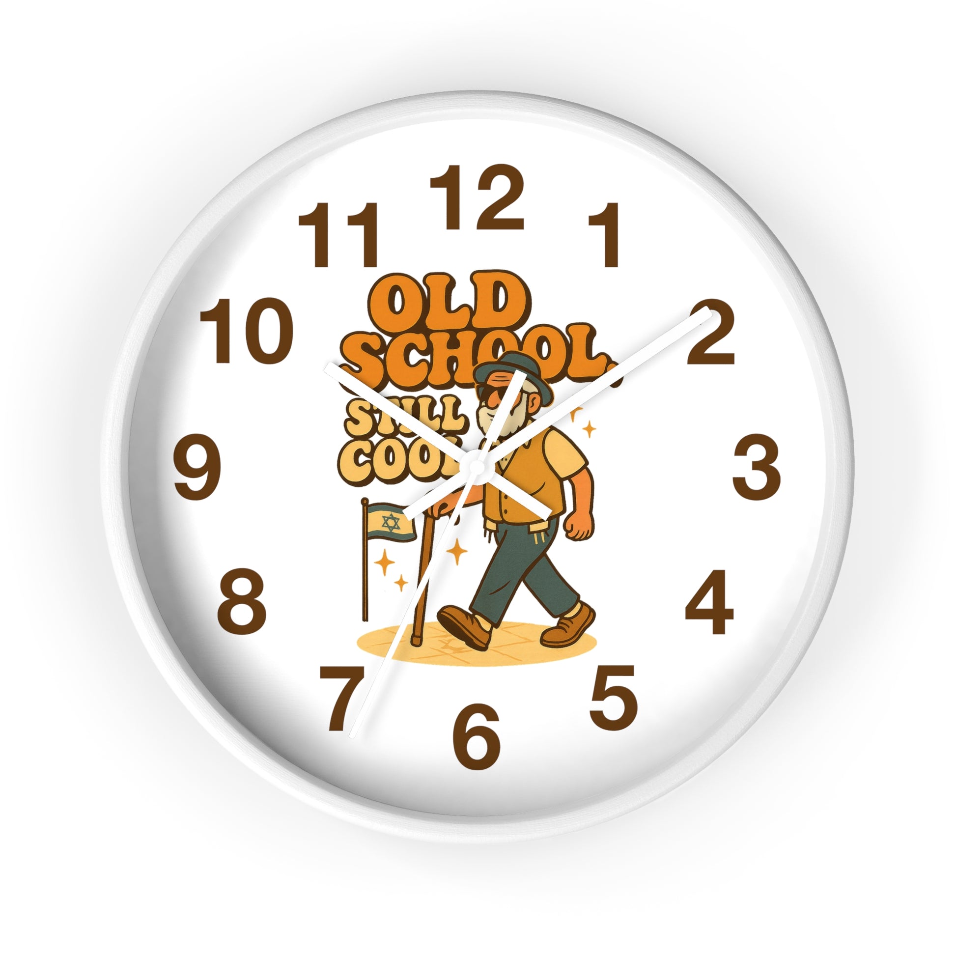 Old School Grandpa Wall Clock - American Zionist