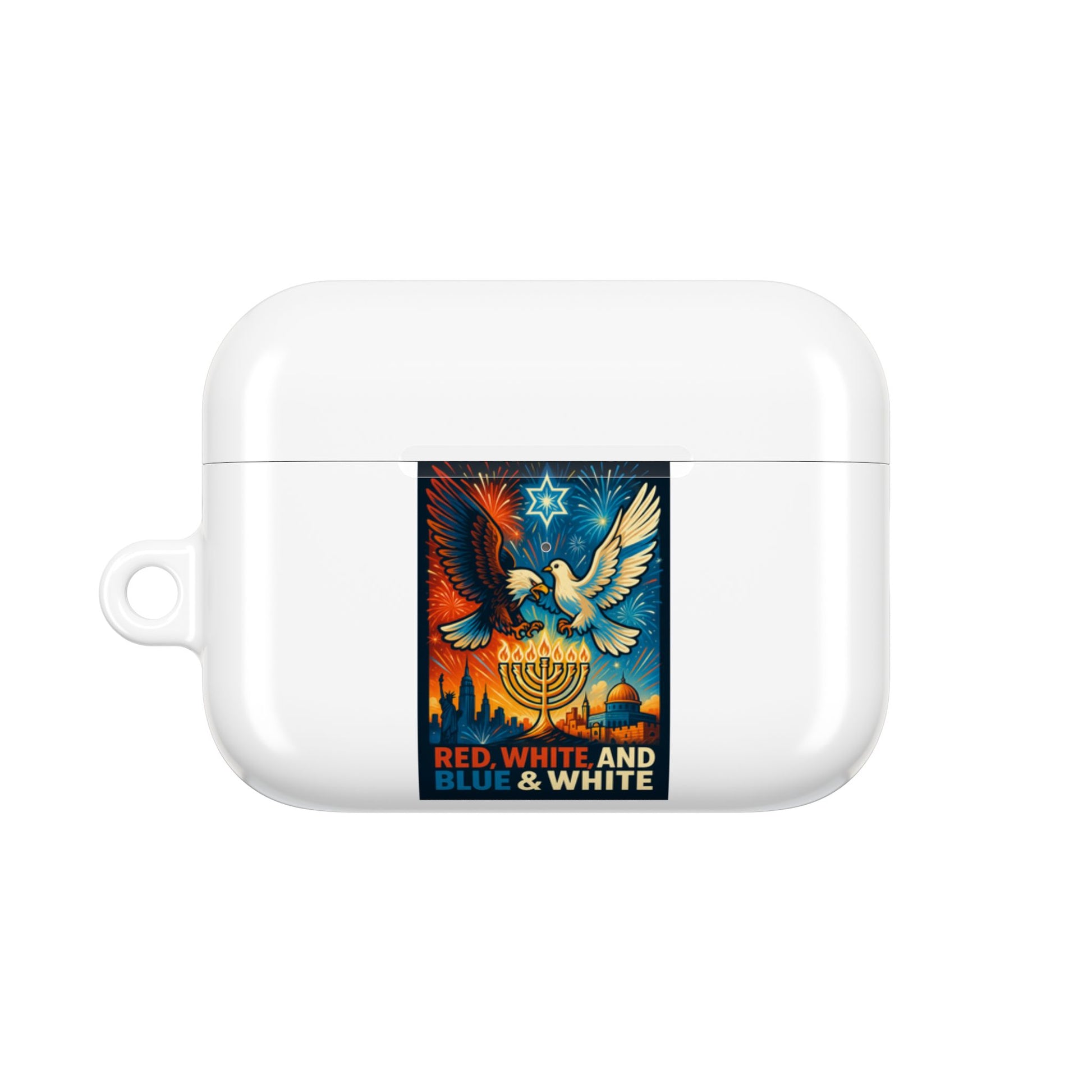 Red White and Blue AirPod Cases - American Zionist