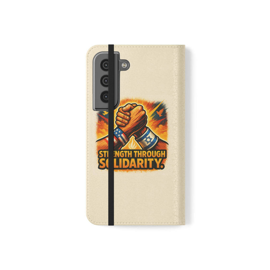 Strength Through Solidarity Flip Cases - American Zionist