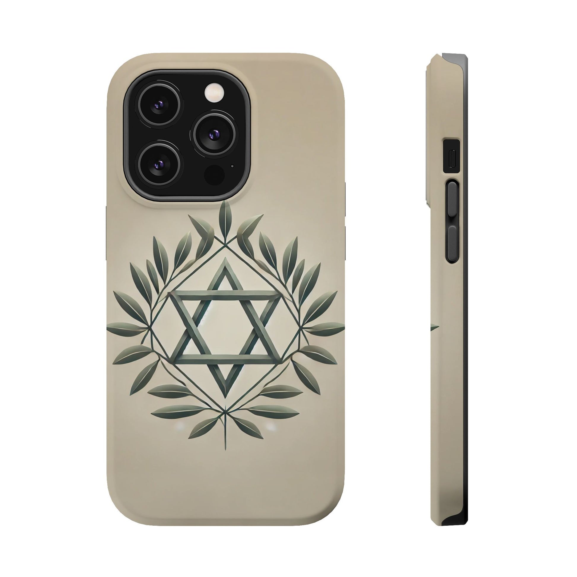 Olive and Star of David Magnetic Tough Cases - American Zionist