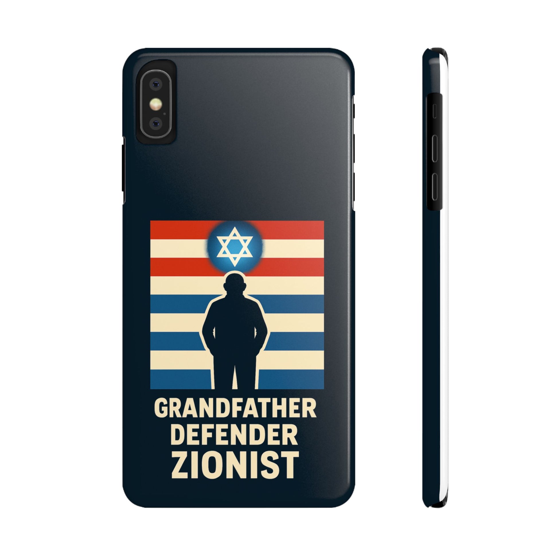 Grandfather Zionist Slim Phone Cases - American Zionist