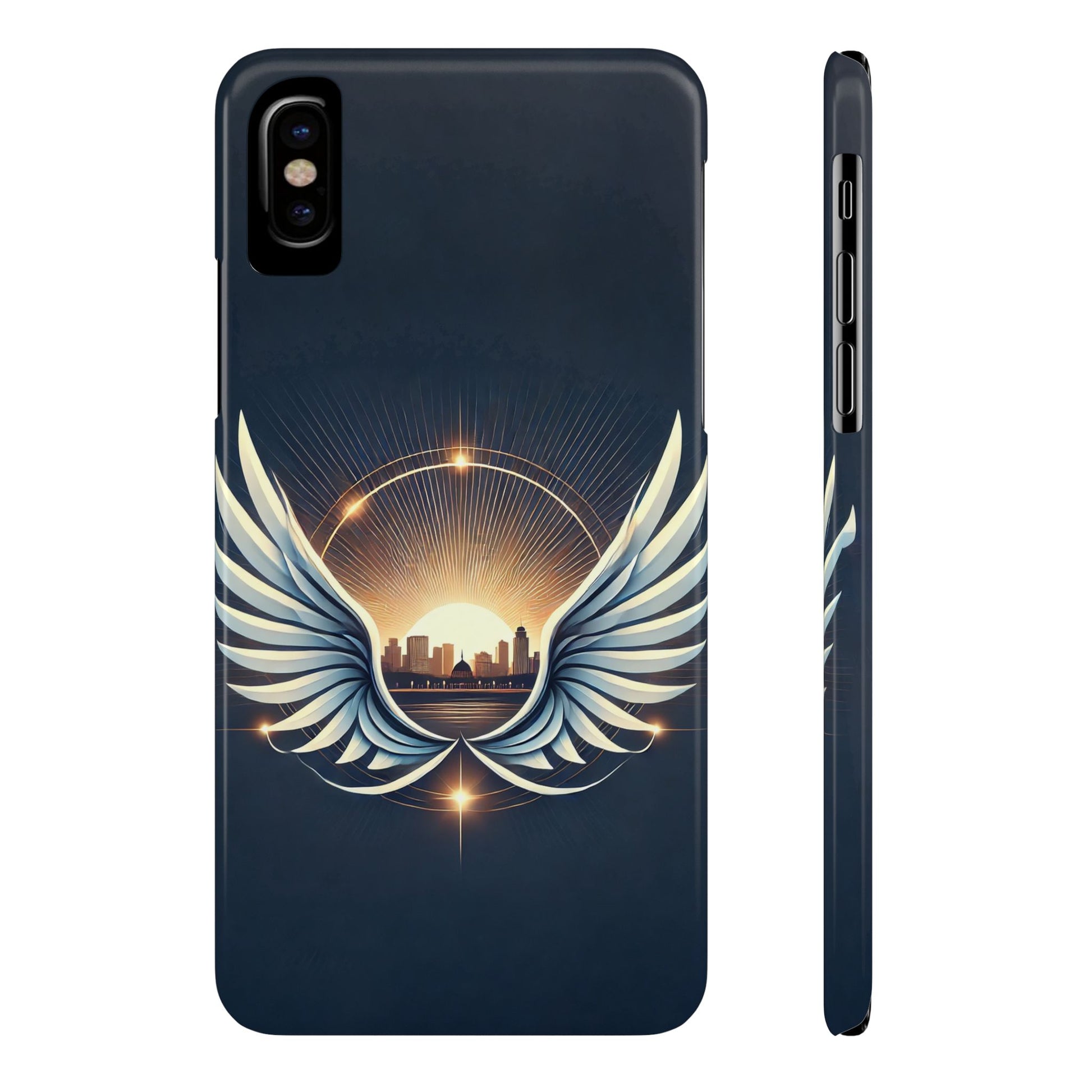 Sunrise Wings Slim Phone Cases - American Zionist