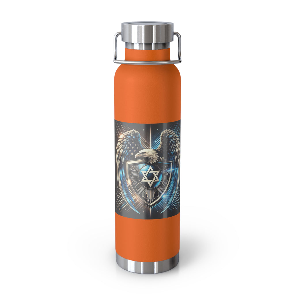 Wings of Zion Copper Vacuum Insulated Bottle, 22oz - American Zionist