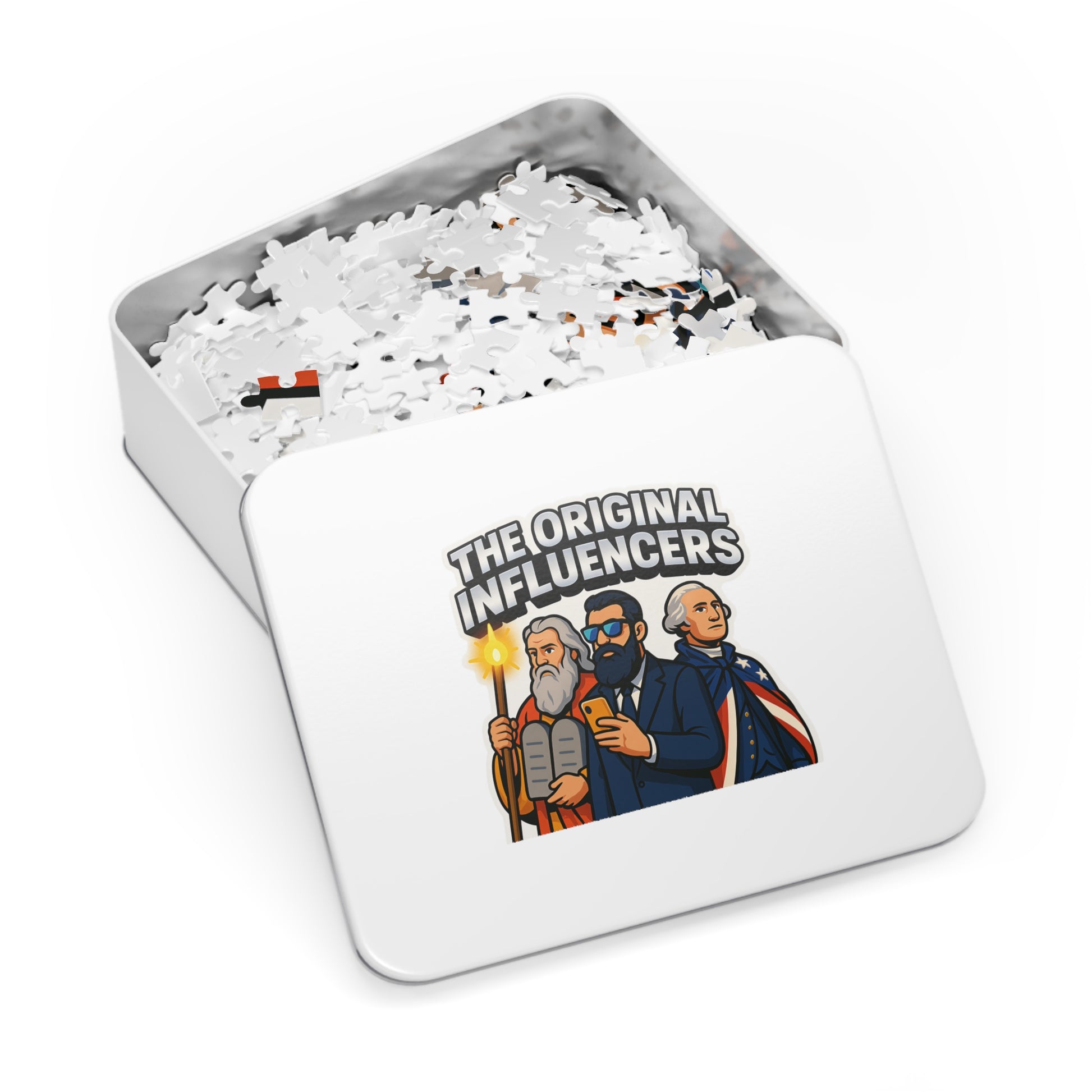 Original Influencers Jigsaw Puzzle with Tin - American Zionist