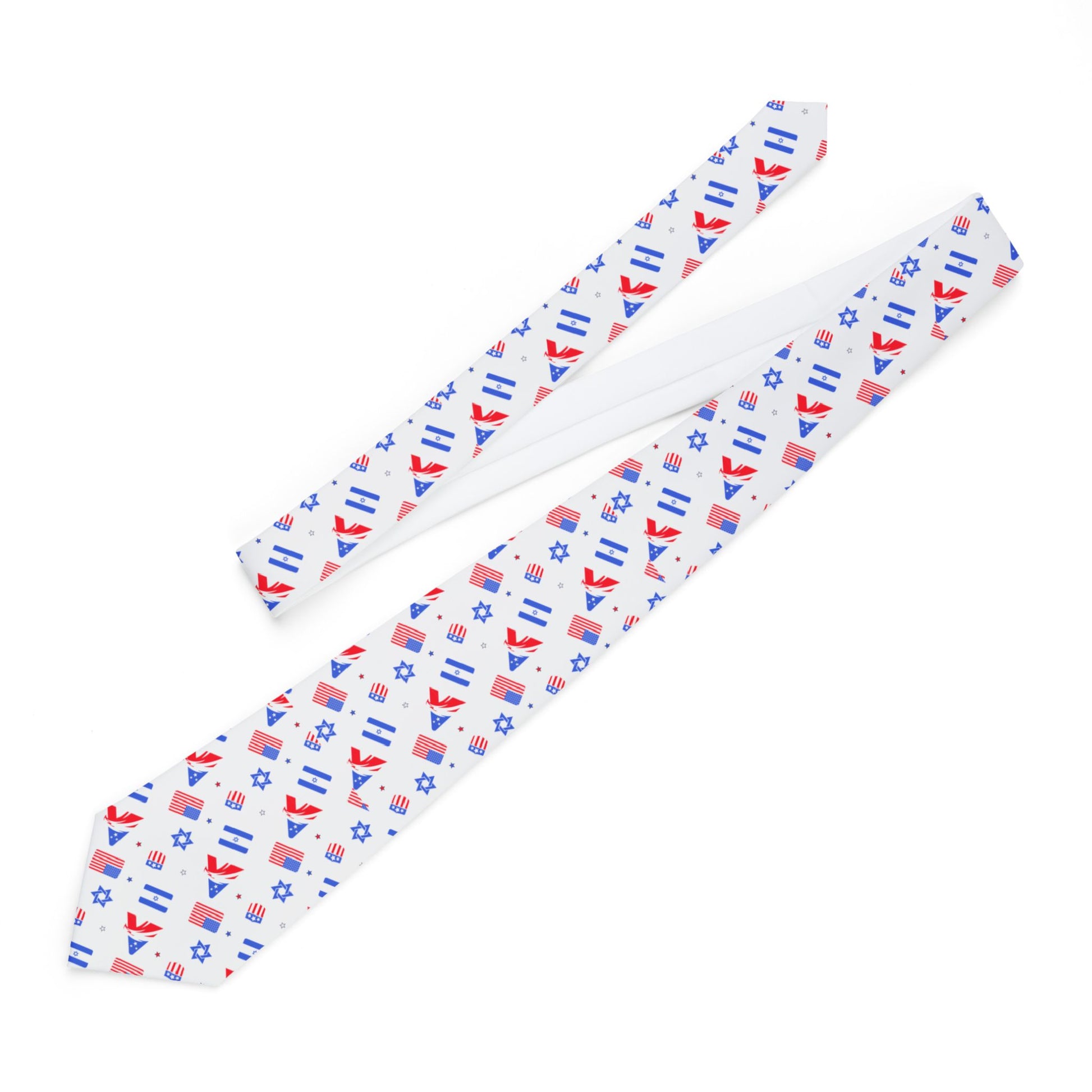 Zionist Eagle Pattern Necktie - American Zionist