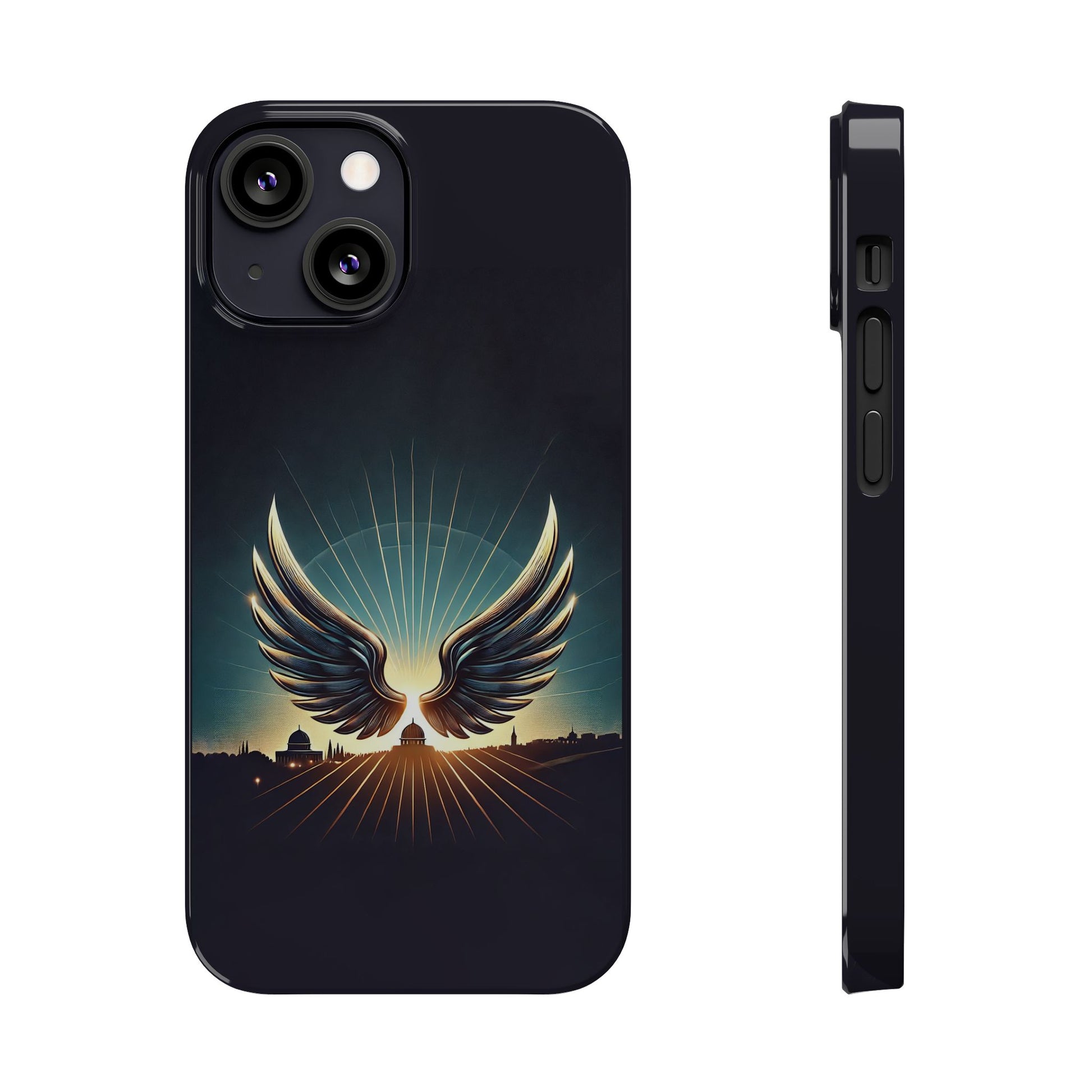 Sunset Wings Slim Phone Cases - American Zionist
