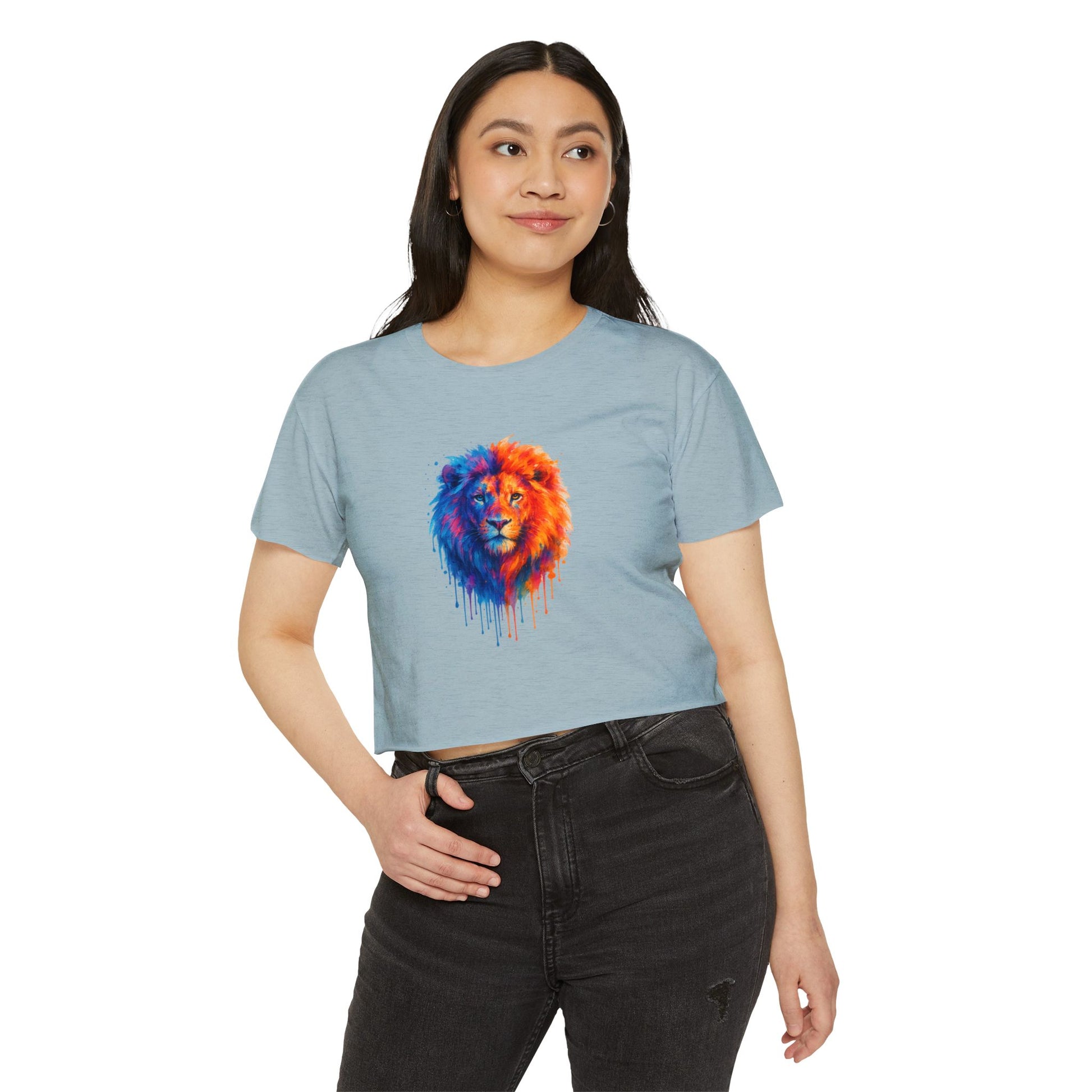 Judah Unleashed Women's Festival Crop Top - American Zionist