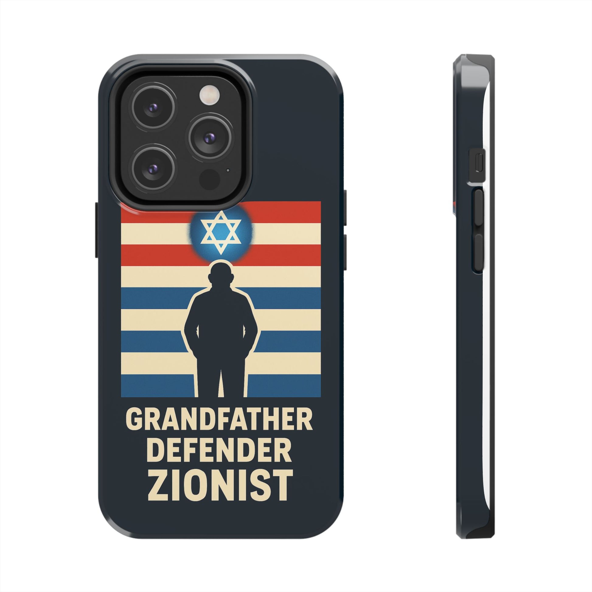 Grandfather Zionist Tough Phone Cases - American Zionist