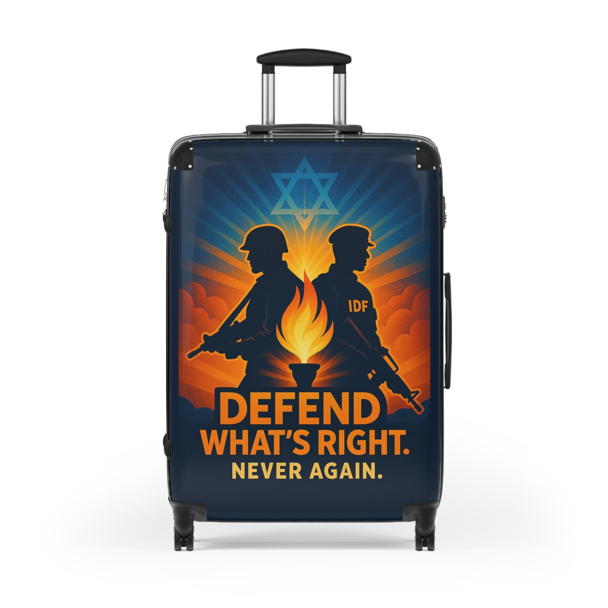 Defend What's Right Suitcase - American Zionist