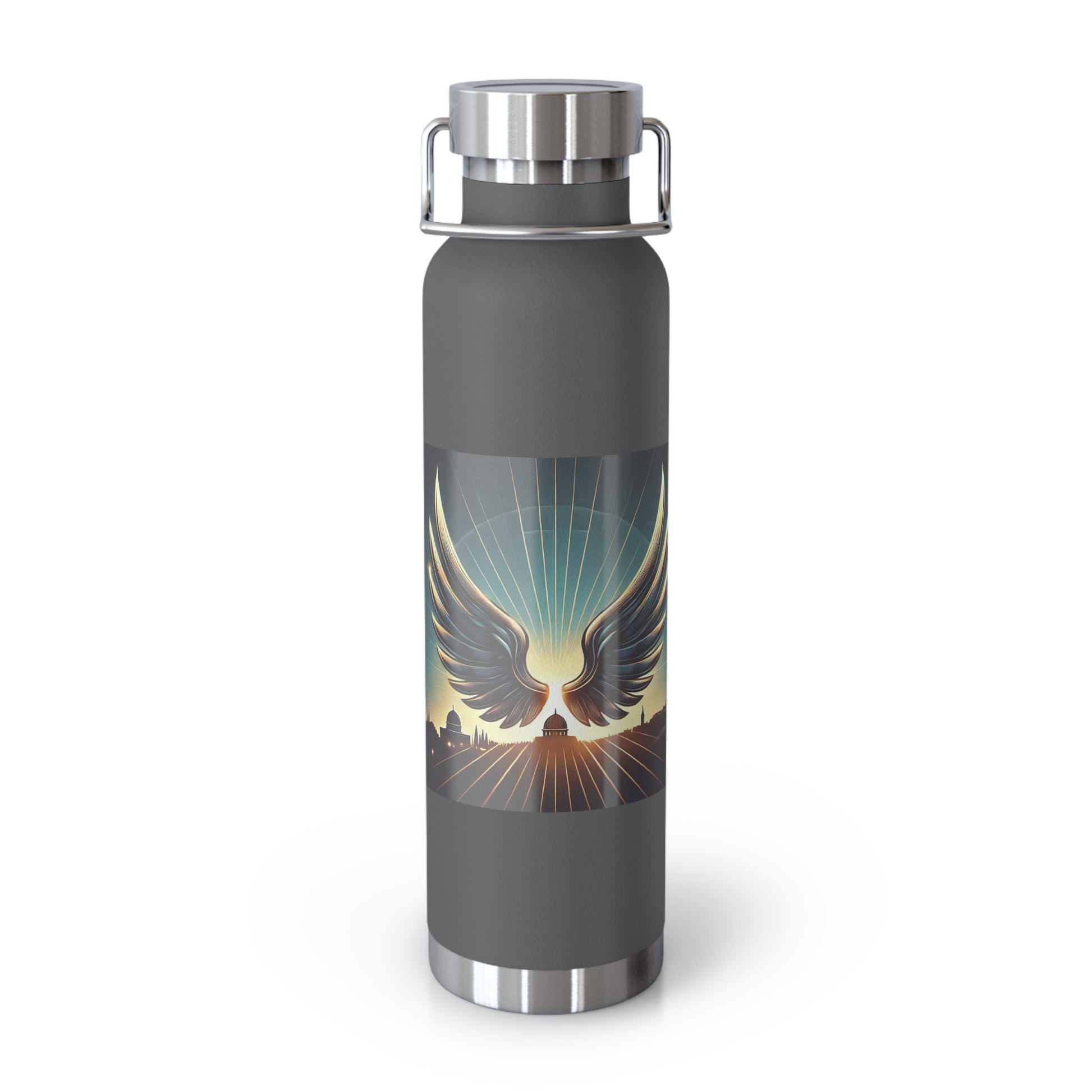 Sunrise Wings Copper Vacuum Insulated Bottle, 22oz