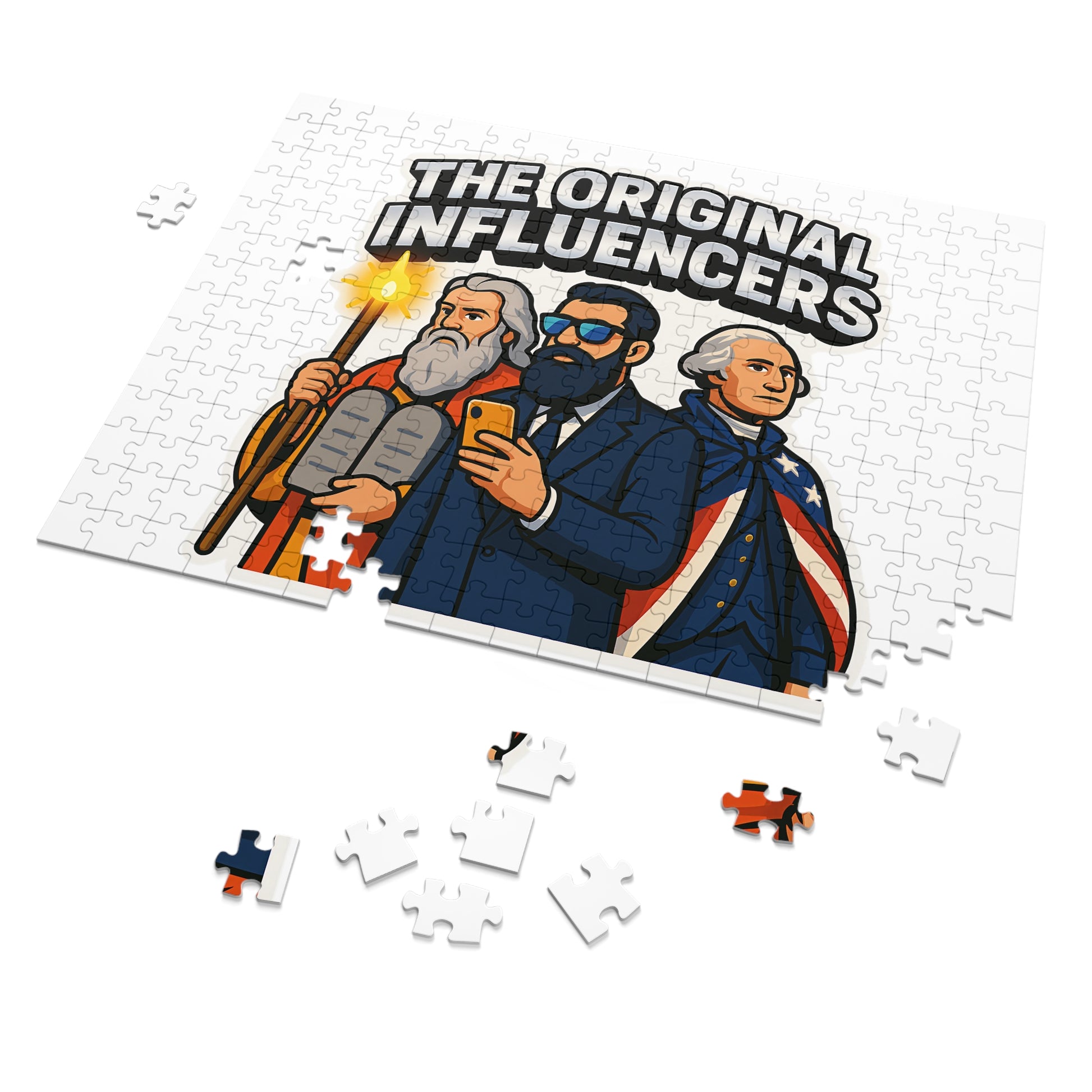 Original Influencers Jigsaw Puzzle with Tin - American Zionist