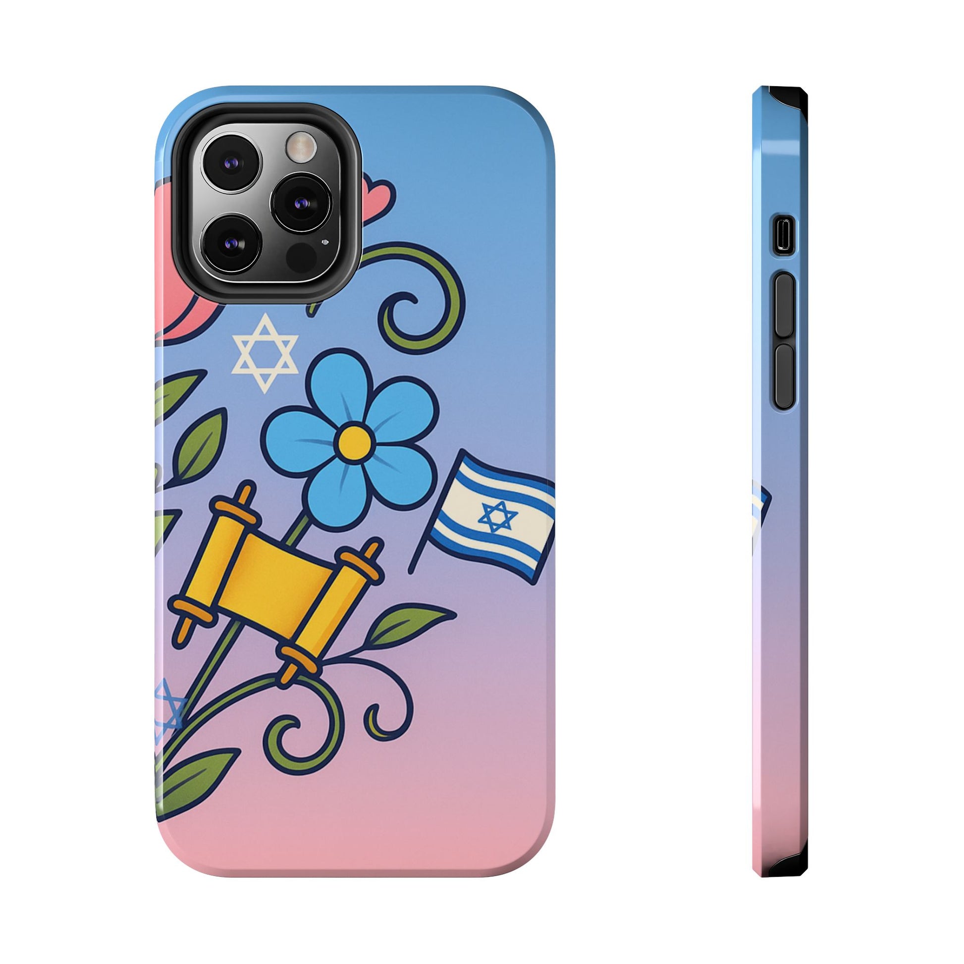 Flourish with Freedom Tough Phone Cases - American Zionist