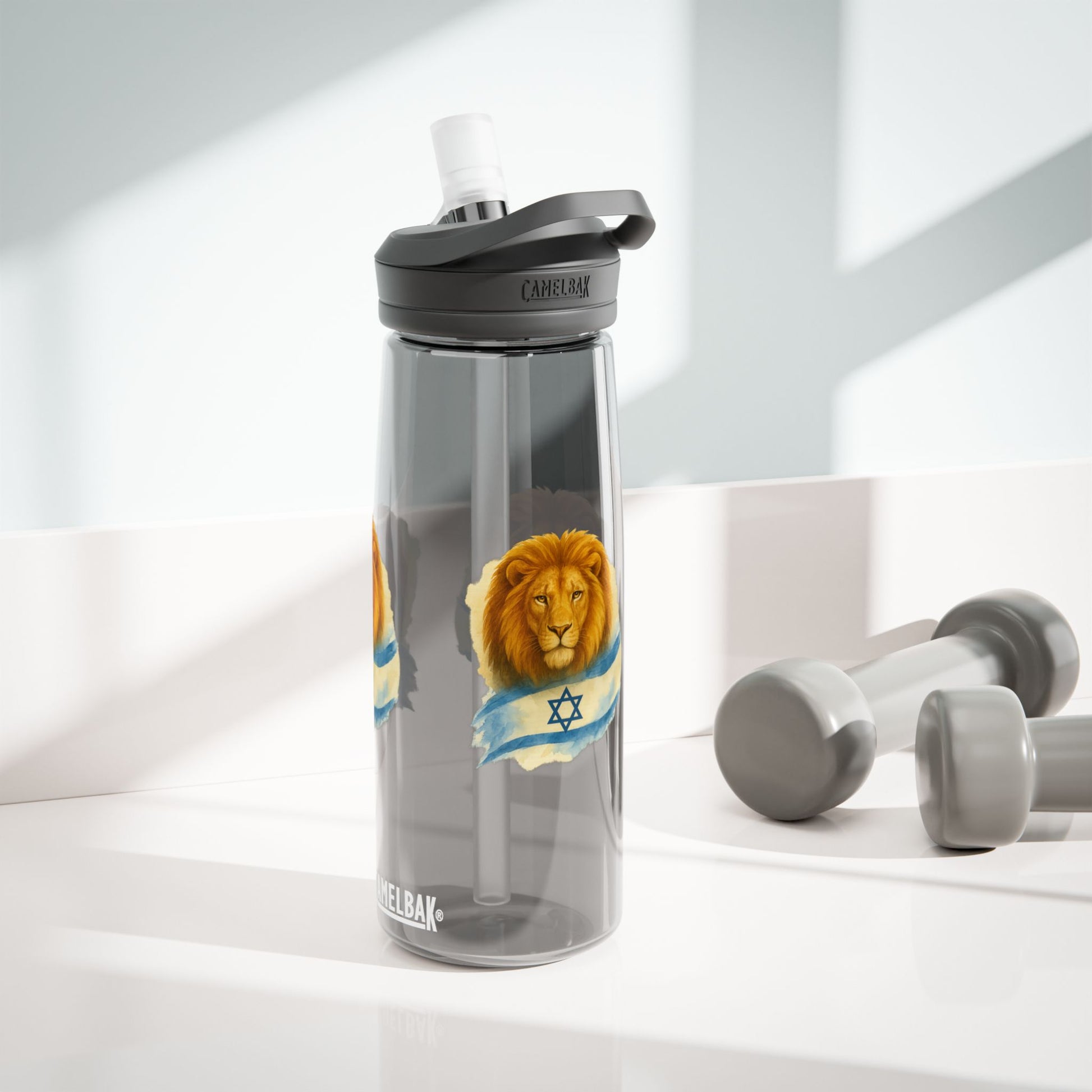 Lion Of Israel Water Bottle, 20oz\25oz - American Zionist
