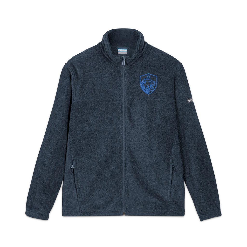 Lion Shield Of Israel Unisex Columbia Fleece Jacket - American Zionist