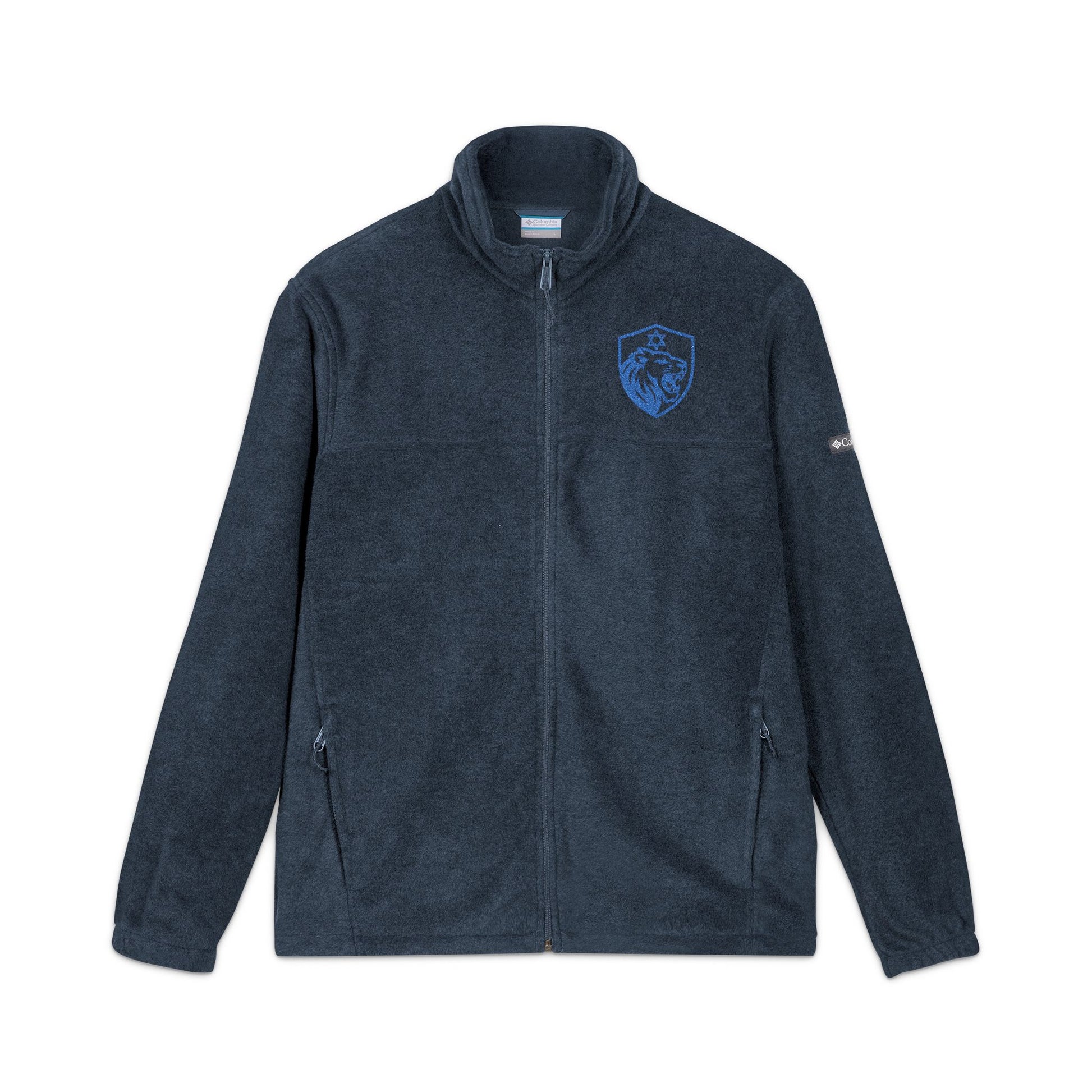 Lion Shield Of Israel Unisex Columbia Fleece Jacket - American Zionist